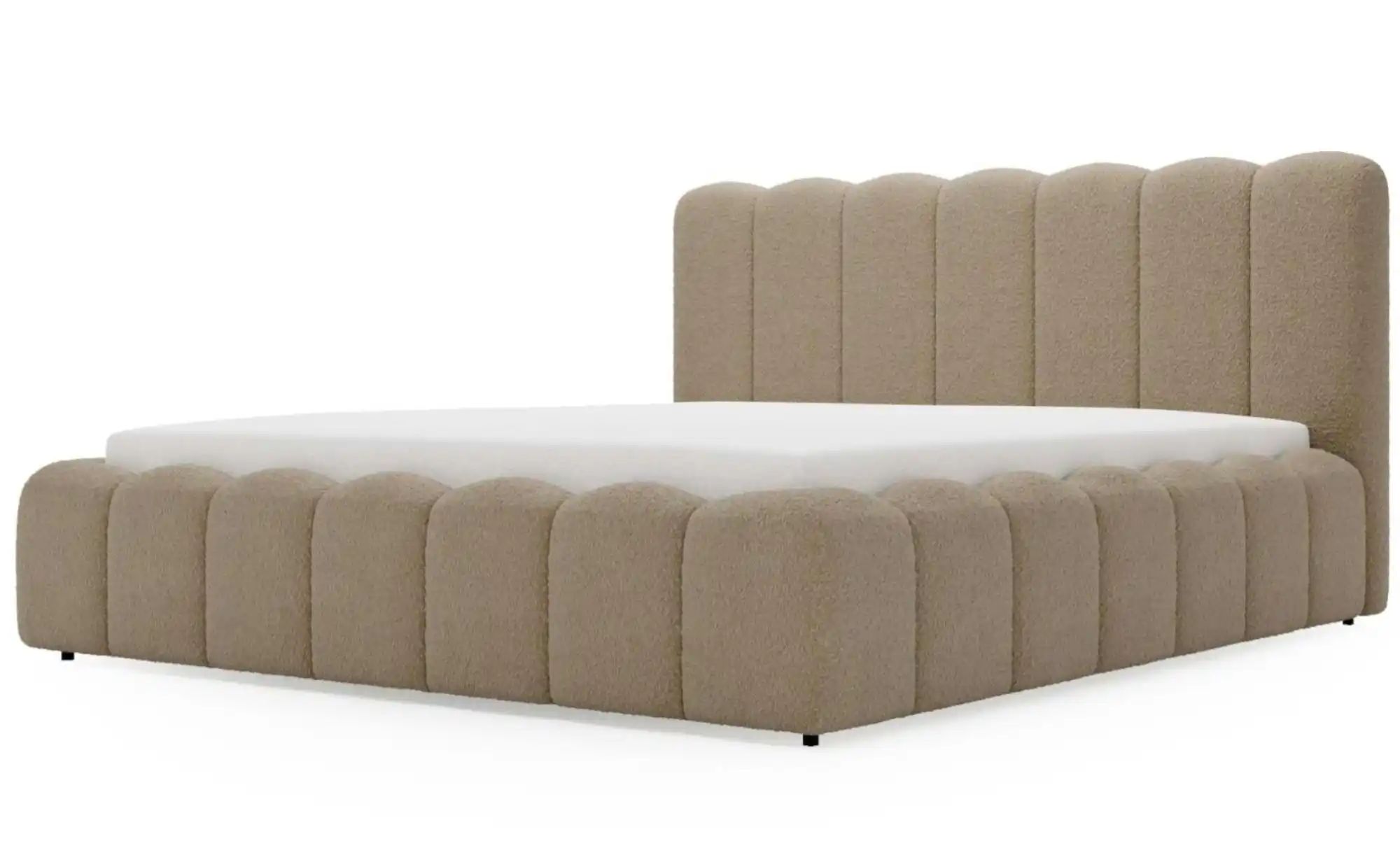 Polsterbett mit Stauraum Smile ¦ braun ¦ Maße (cm): B: 204 H: 107 Betten > günstig online kaufen