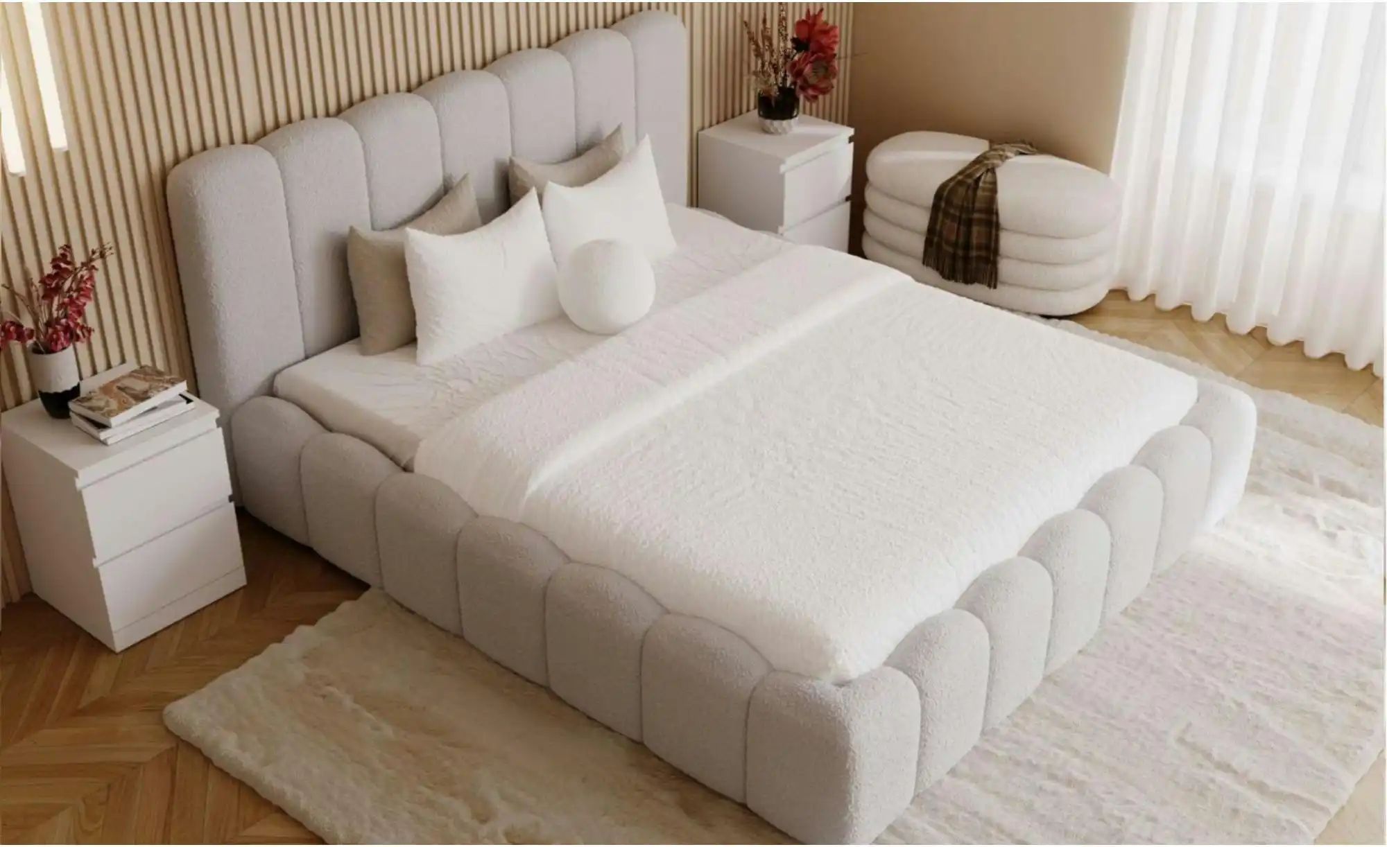 Polsterbett mit Stauraum Smile ¦ grau ¦ Maße (cm): B: 164 H: 107 Betten > P günstig online kaufen