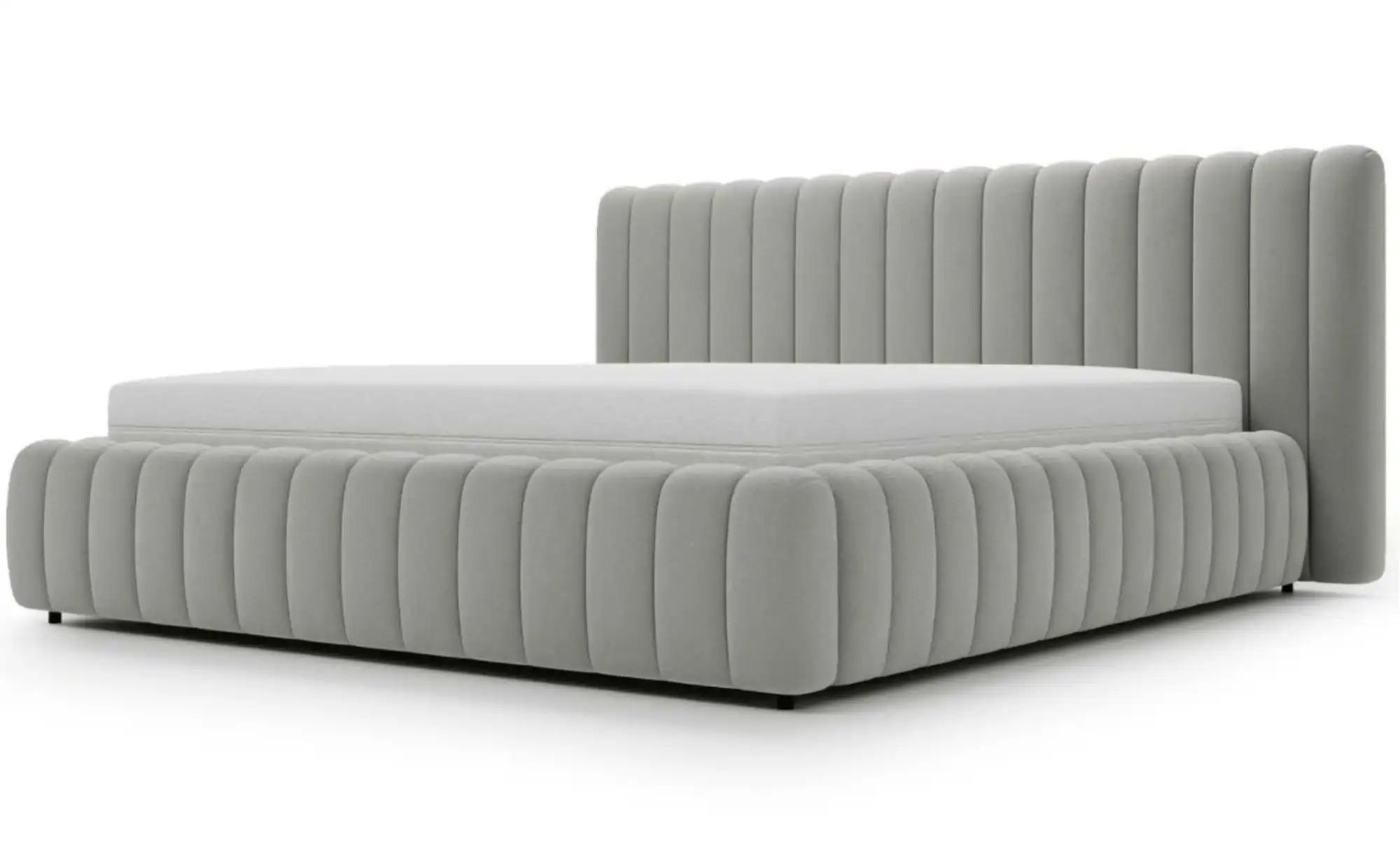 Polsterbett    grau  Maße (cm): B: 252 H: 105 | 05905242948996