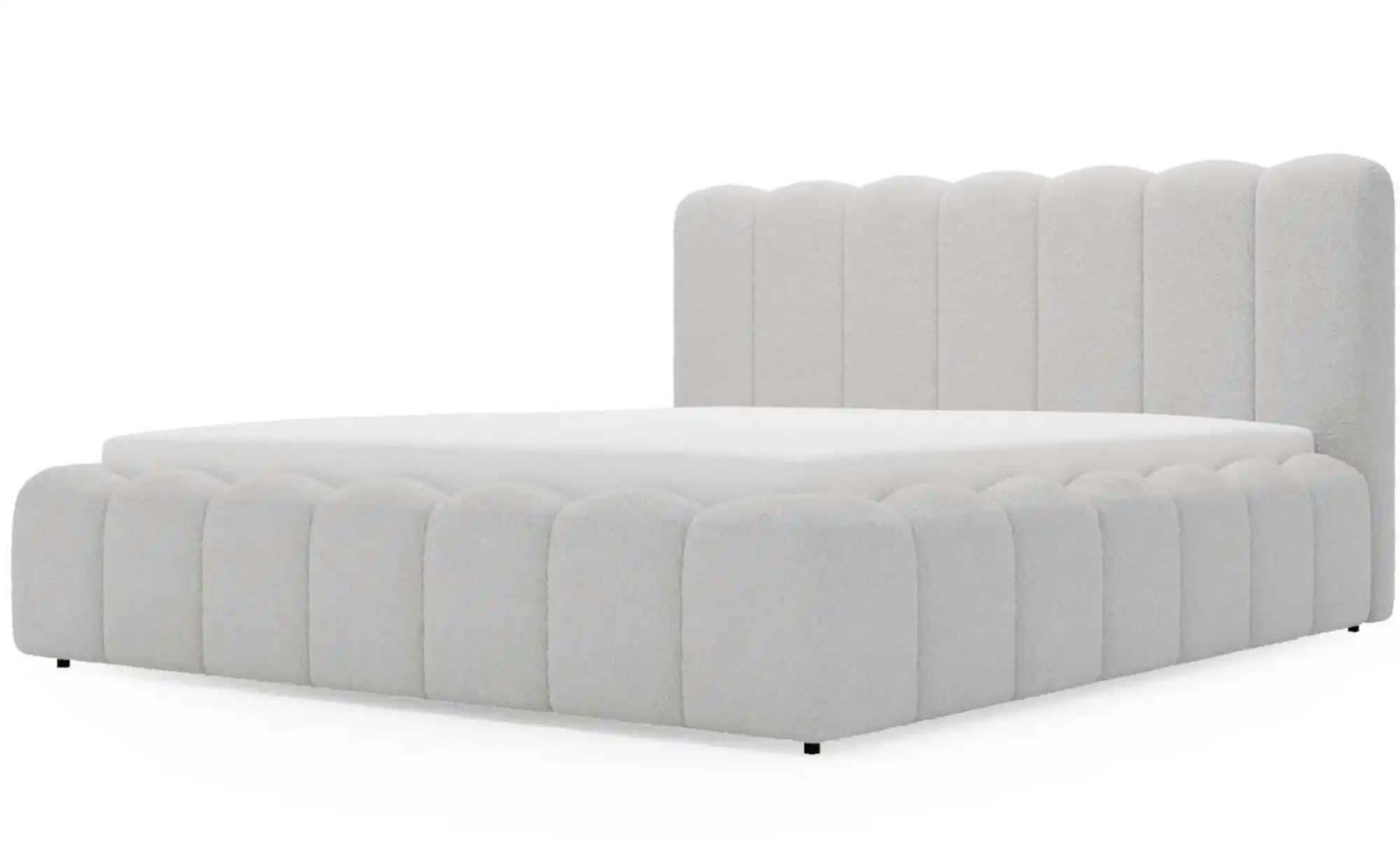 Polsterbett mit Stauraum Smile  grau  Maße (cm): B: 224 H: 107 | 05905242947319