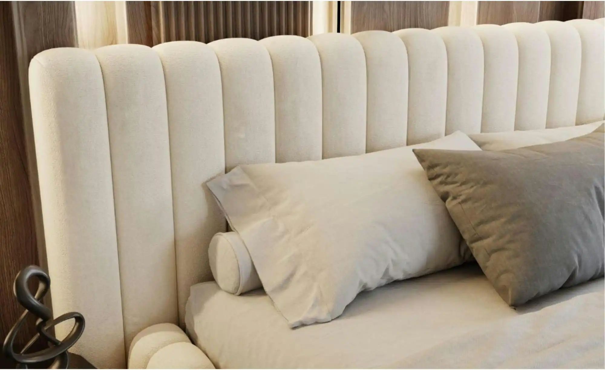 Thumbnail - Polsterbett   ¦ beige ¦ Maße (cm): B: 252 H: 105 Betten > Polsterbetten - Höffner