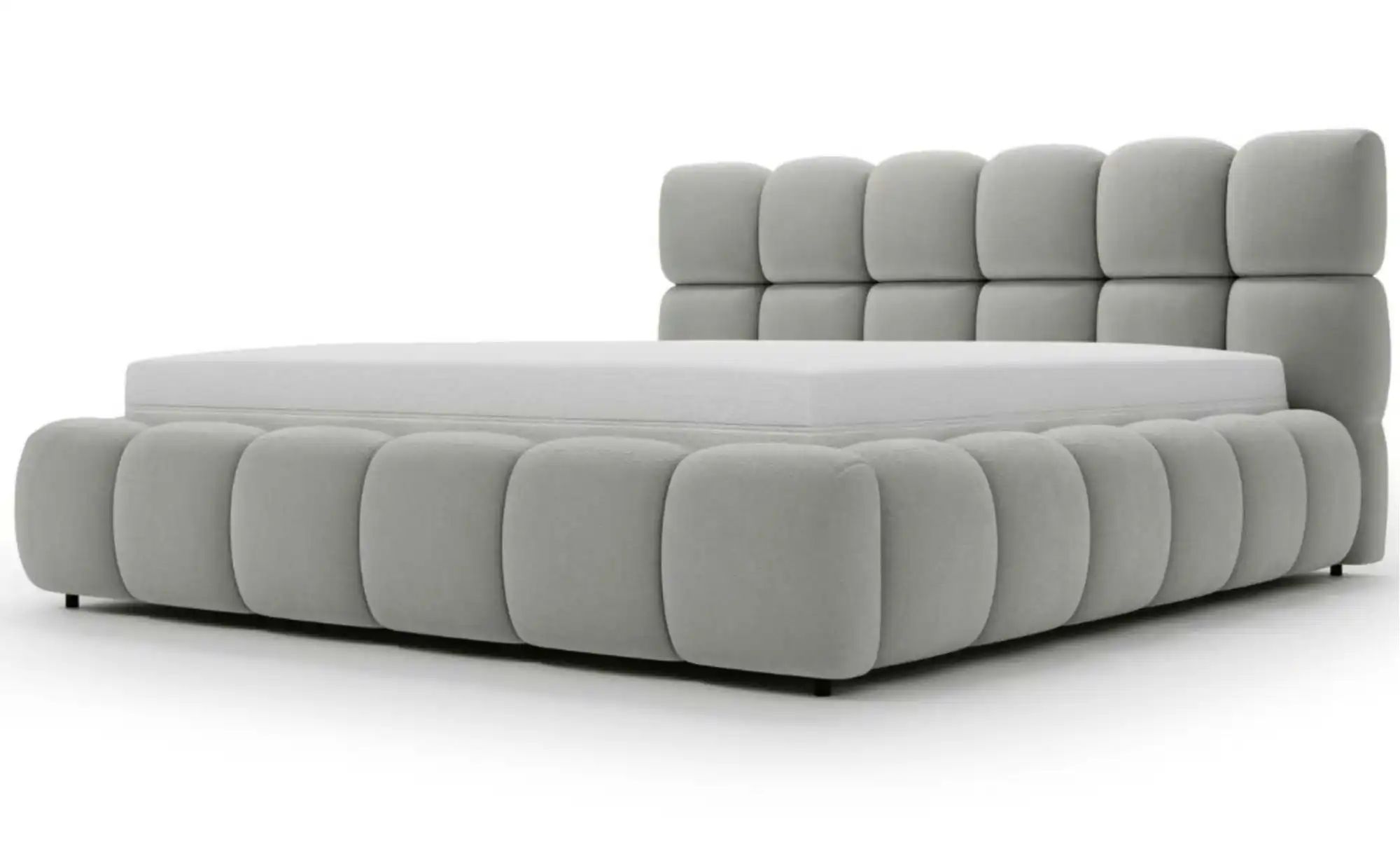 Polsterbett    grau  Maße (cm): B: 206 H: 107 | 05905242949320