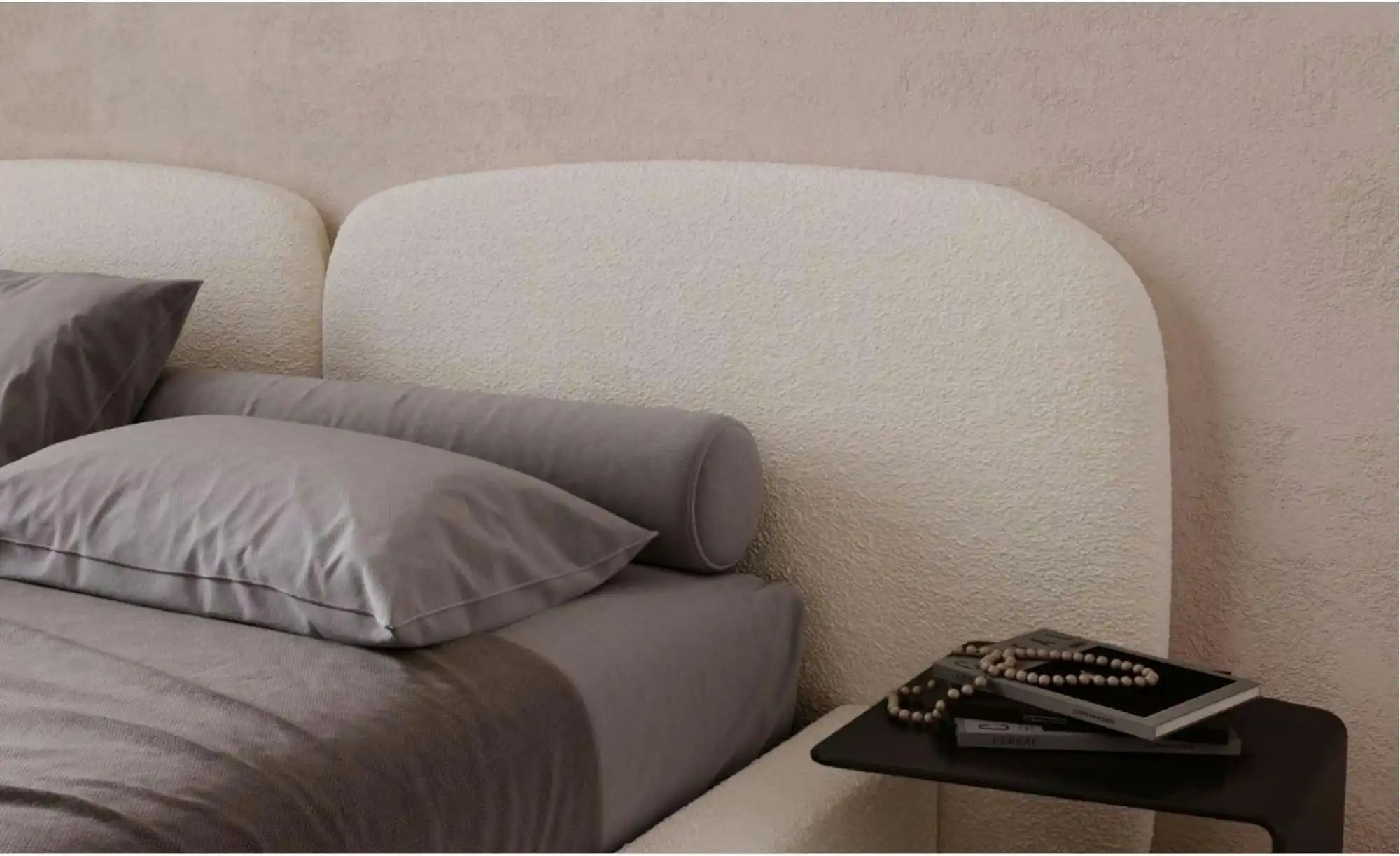 Polsterbett   ¦ creme ¦ Maße (cm): B: 209 H: 106 Betten > Polsterbetten - H günstig online kaufen