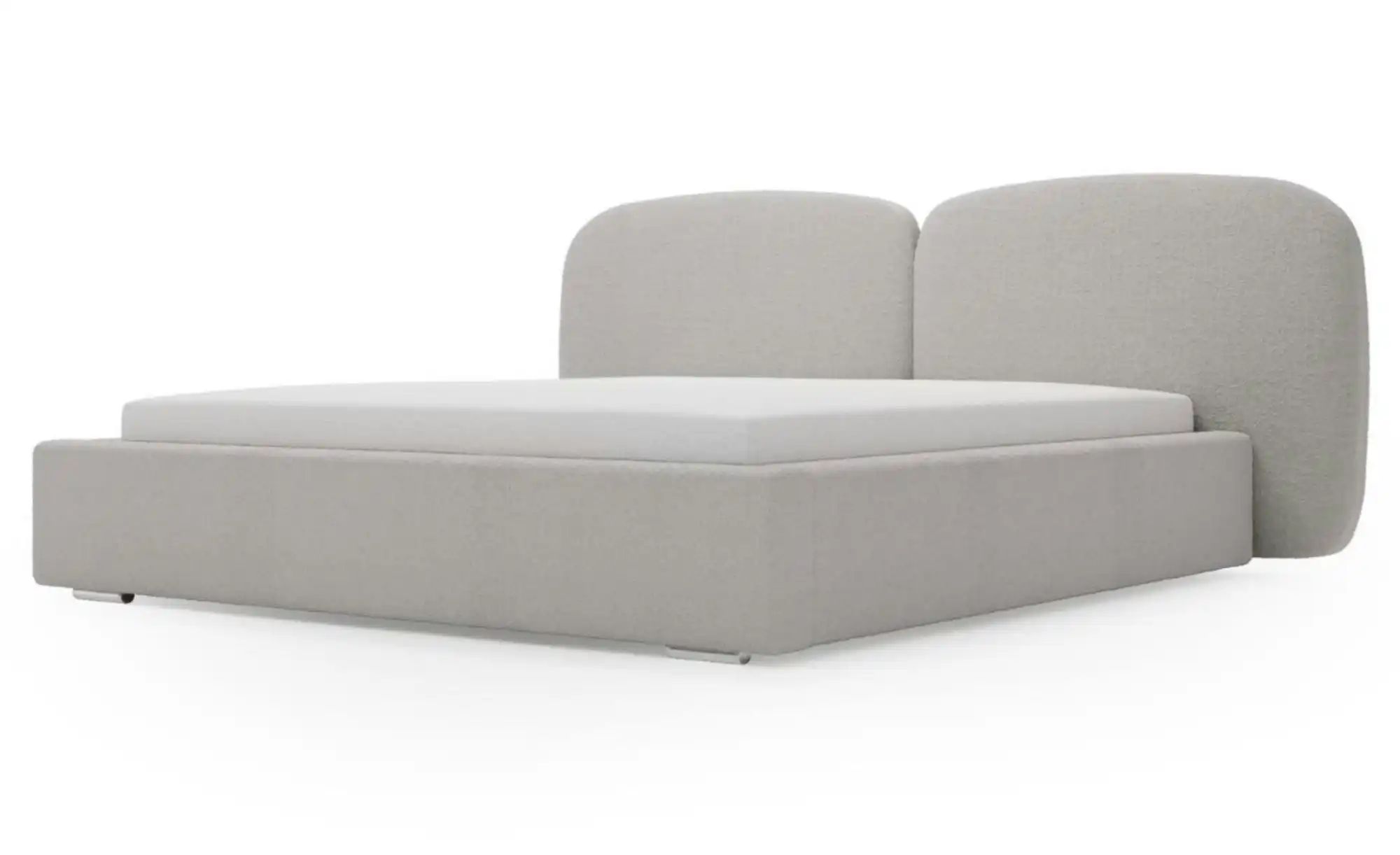 Polsterbett   ¦ grau ¦ Maße (cm): B: 209 H: 106 Betten > Polsterbetten - Hö günstig online kaufen