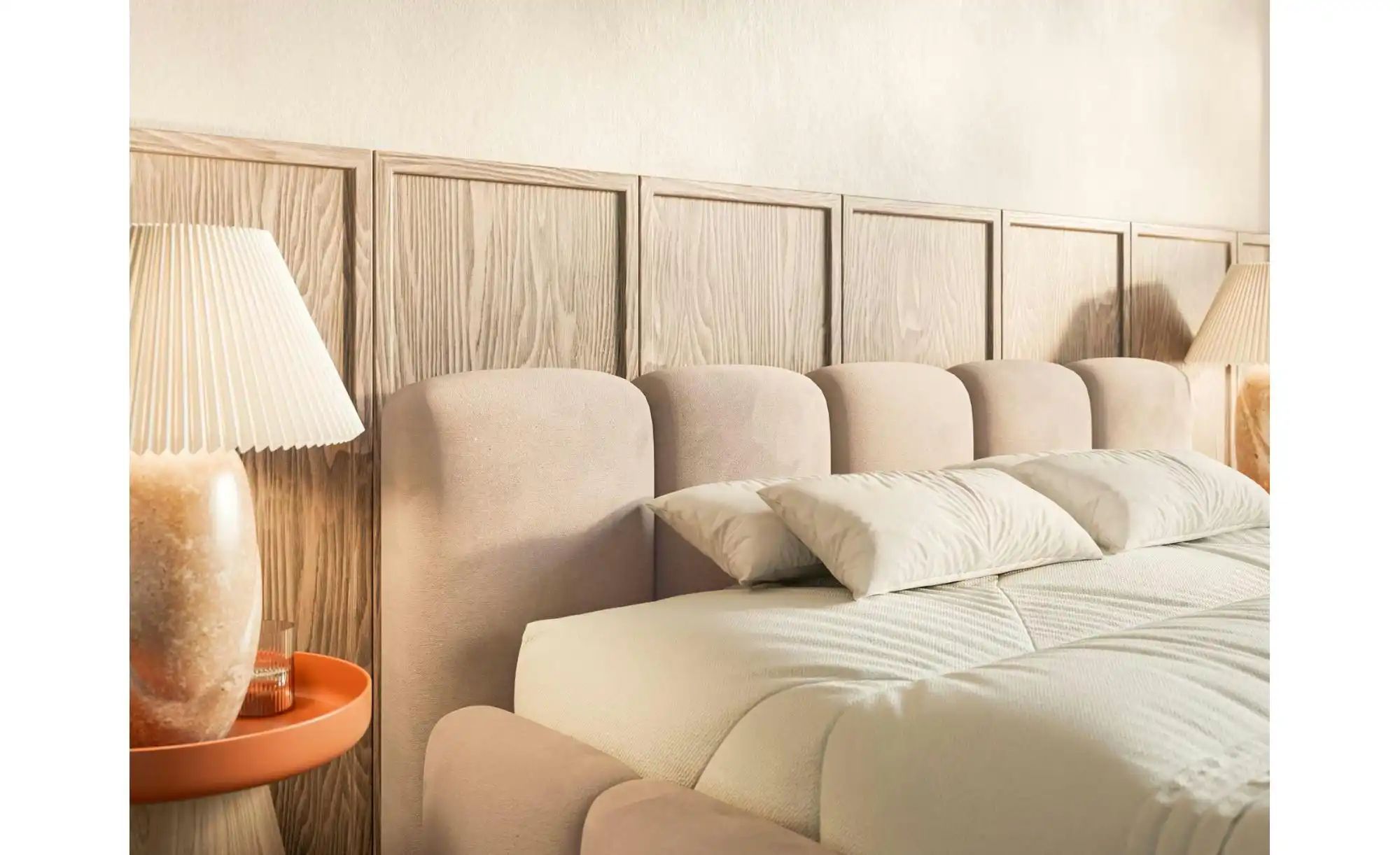 Thumbnail - Selsey Polsterbett mit Bettkasten Cloudy Low ¦ beige ¦ Maße (cm): B: 220 H: 72 Betten > Polsterbetten - Höffner