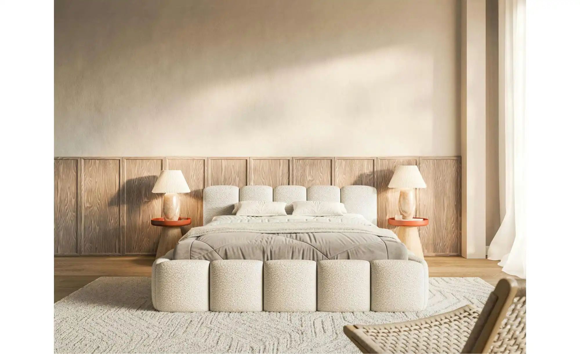 Selsey Polsterbett mit Bettkasten Cloudy Low ¦ beige ¦ Maße (cm): B: 200 H: günstig online kaufen