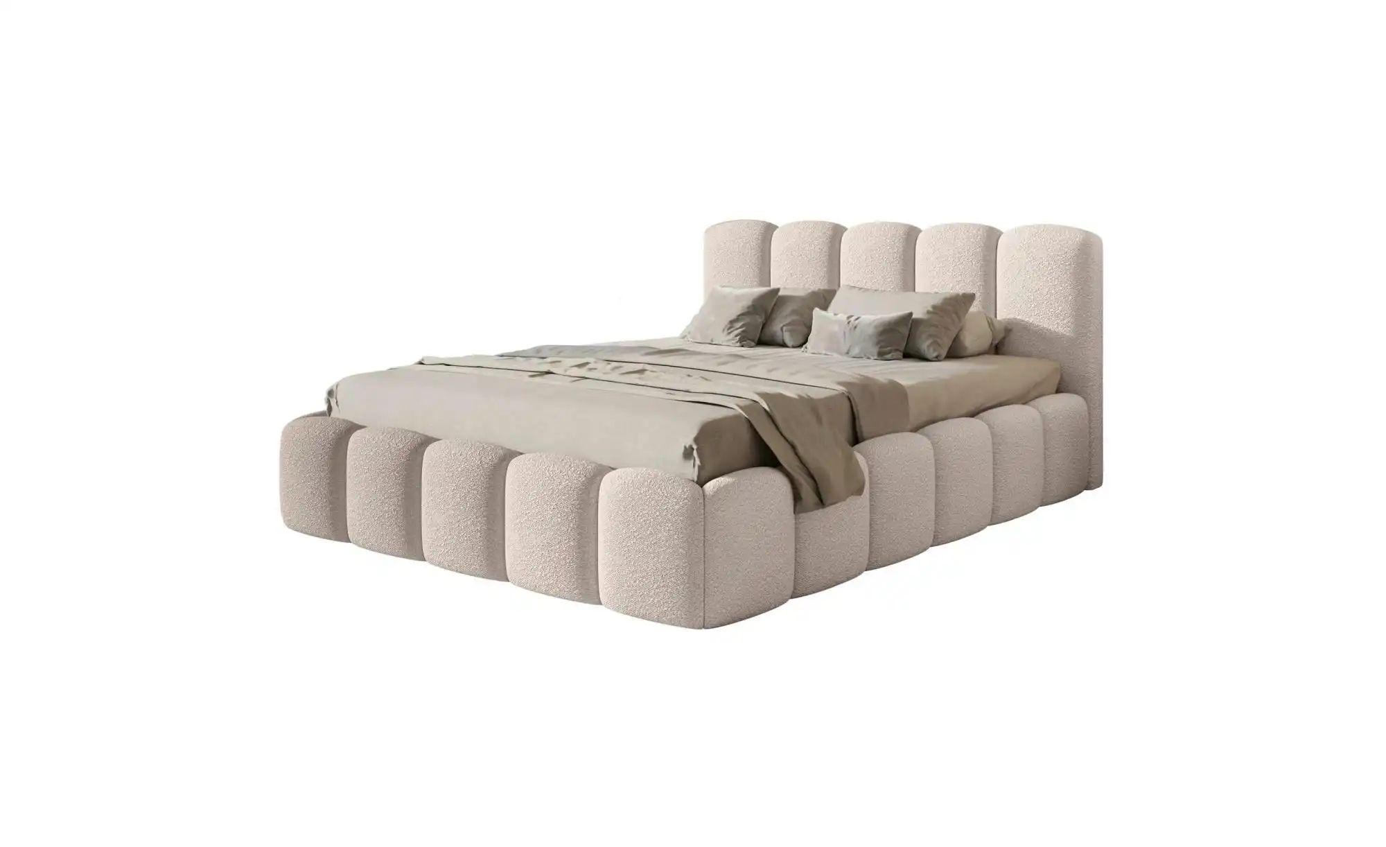 Selsey Polsterbett mit Bettkasten Cloudy II  beige  Maße (cm): B: 187 H: 97 | 05903025044439