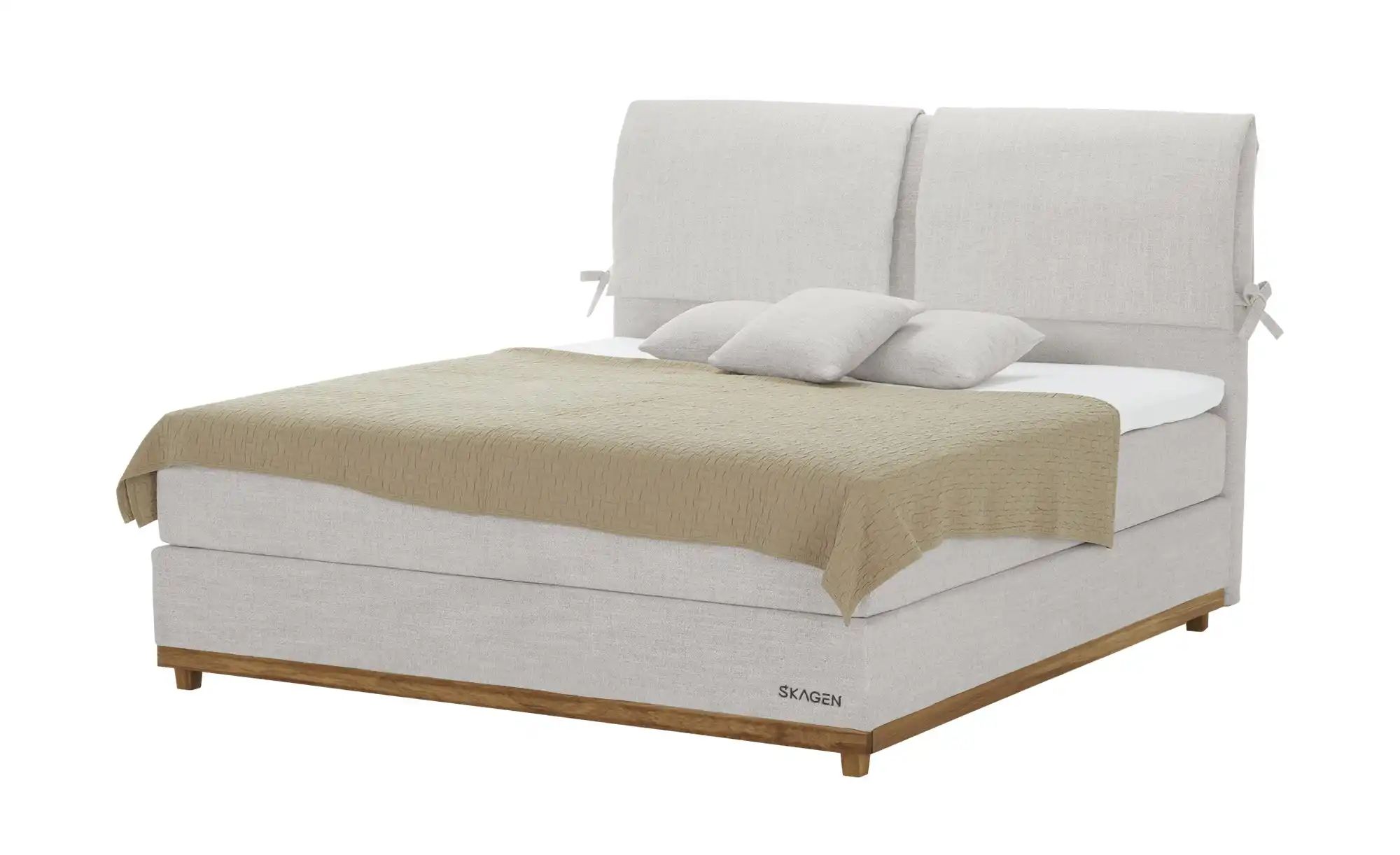 SKAGEN STUDIO Boxspringbett  Sild ¦ beige ¦ Maße (cm): B: 164 H: 124 Betten günstig online kaufen