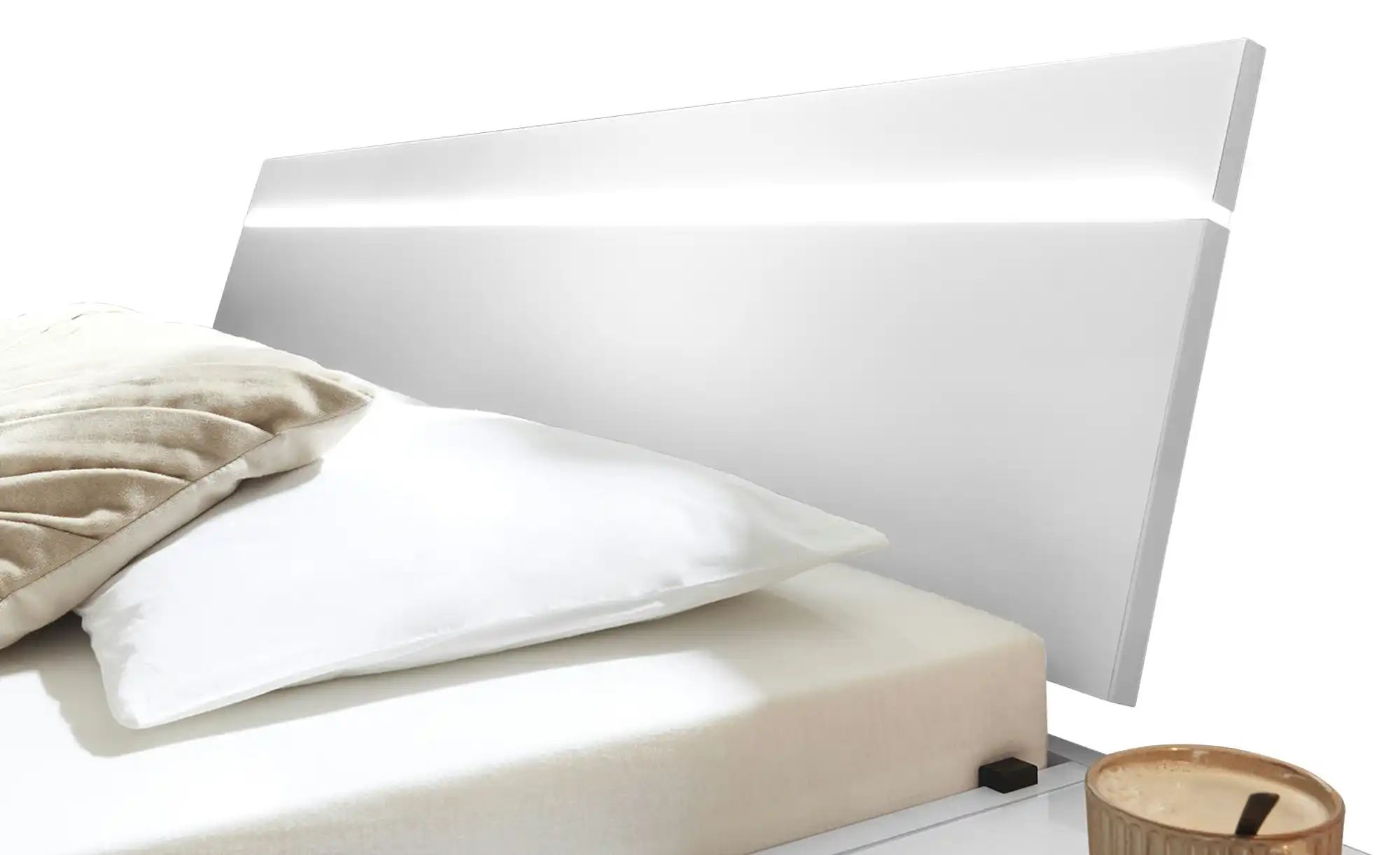 Doppelbett 180 x 200 cm  Vitreo Neo ¦ weiß ¦ Maße (cm): B: 185,4 H: 86 Bett günstig online kaufen