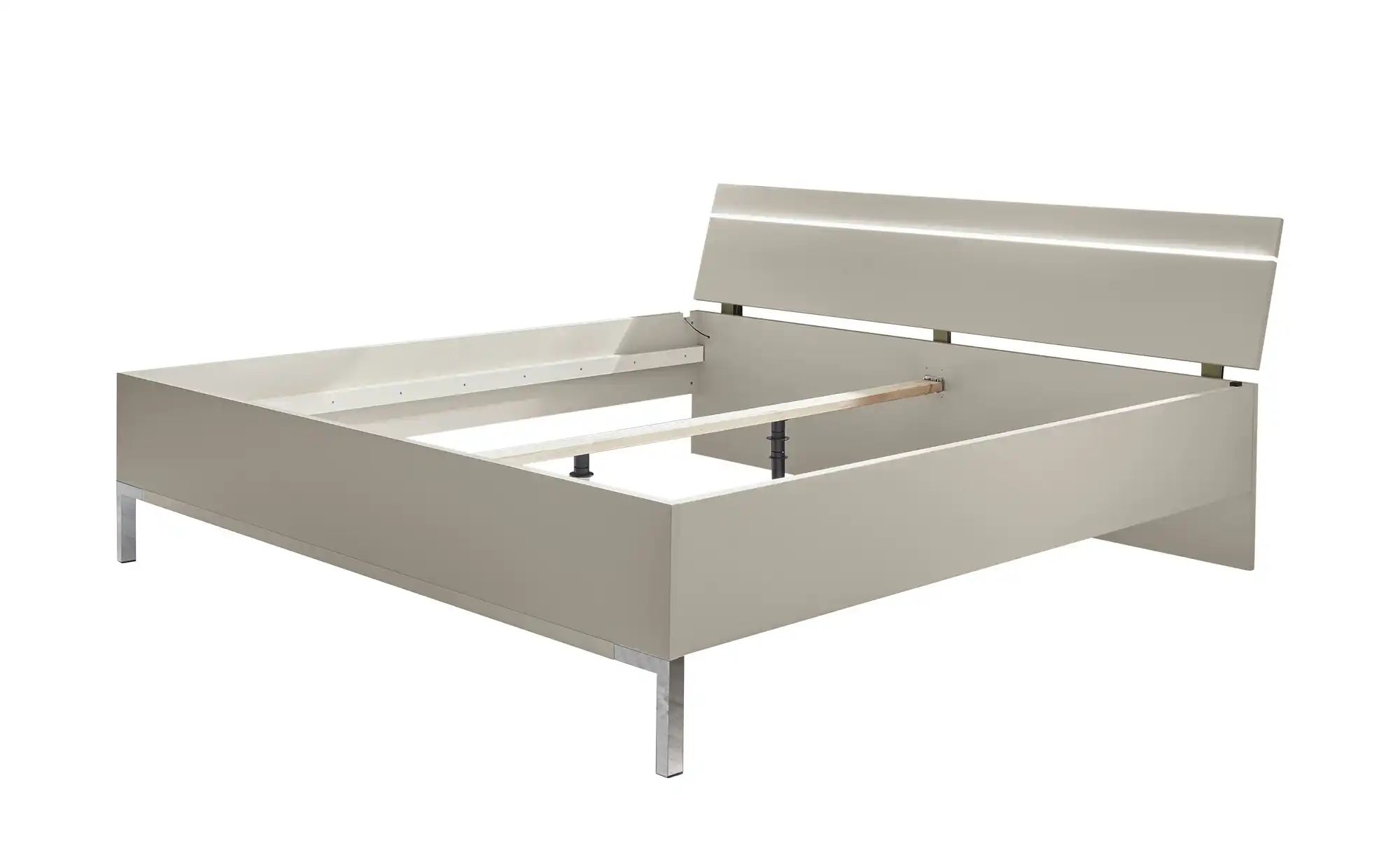 Doppelbett 180 x 200 cm  Vitreo Neo ¦ beige ¦ Maße (cm): B: 185,4 H: 86 Bet günstig online kaufen