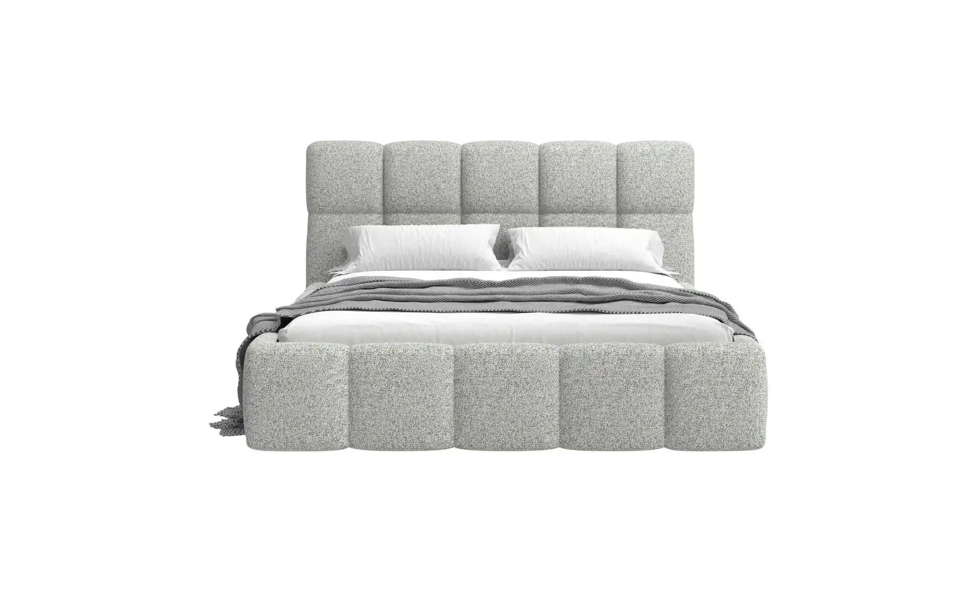 Selsey Polsterbett mit Bettkasten Cloudy ¦ grau ¦ Maße (cm): B: 200 H: 96 B günstig online kaufen