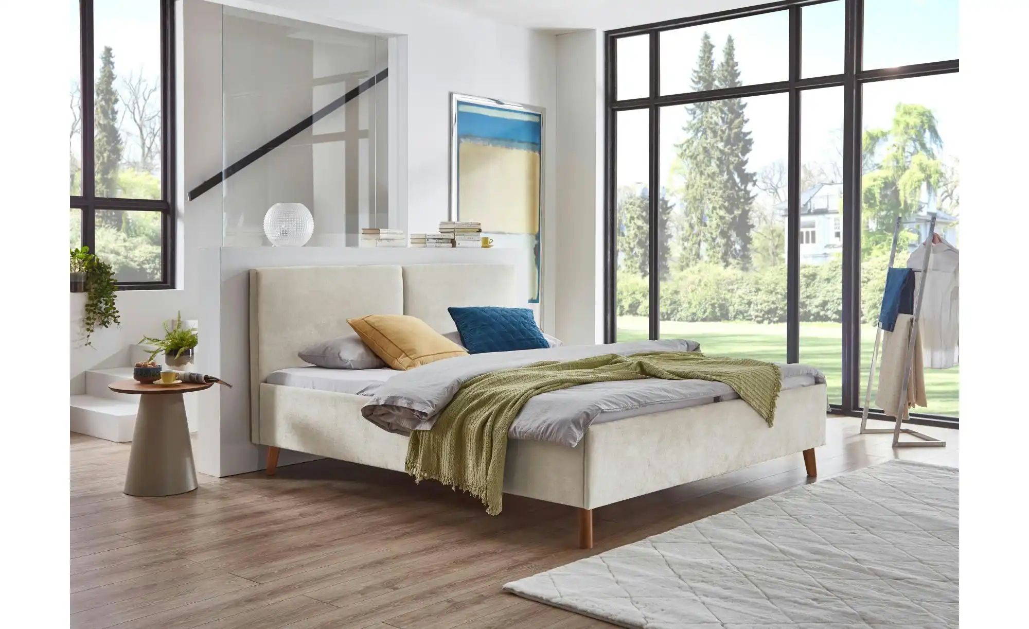 Polsterbett in beige Piano ¦ beige ¦ Maße (cm): B: 166 H: 100 Betten > Pols günstig online kaufen