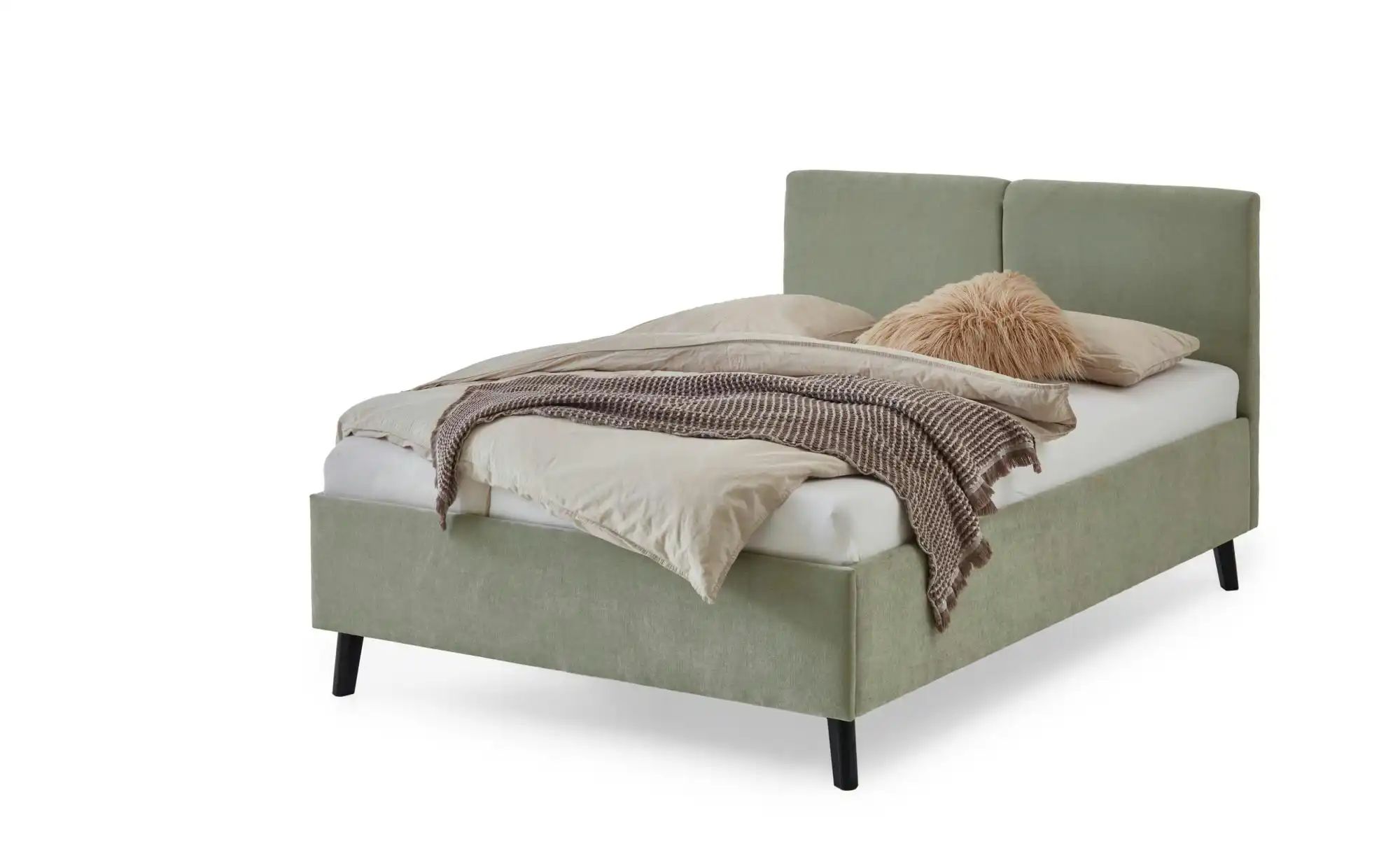 Polsterbett in hellgrün Piano  grün  Maße (cm): B: 146 H: 100 | 04255718449122