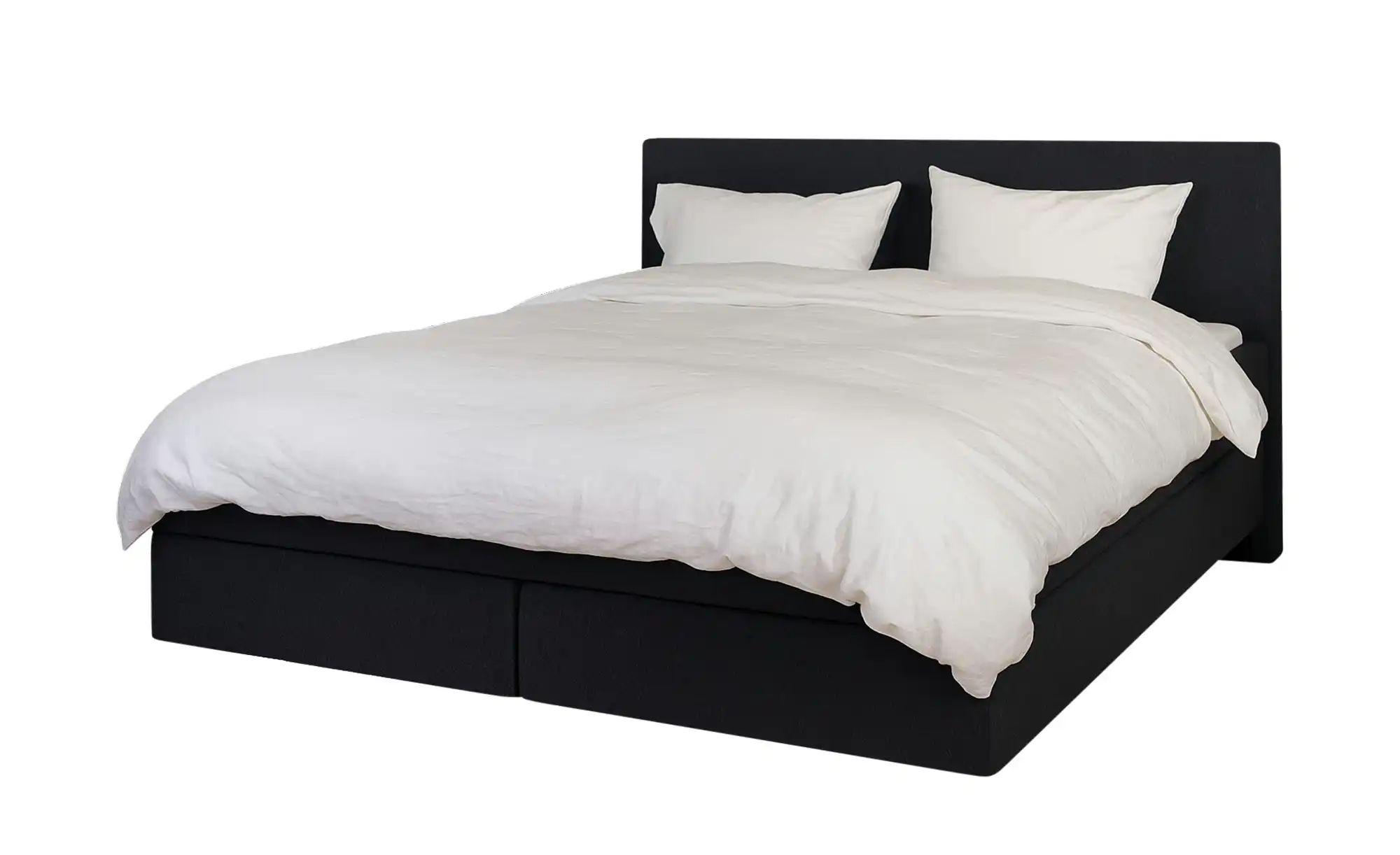 Boxspringbett 160x200 in dunkelgrau Elin ¦ grau ¦ Maße (cm): B: 160 H: 105 günstig online kaufen