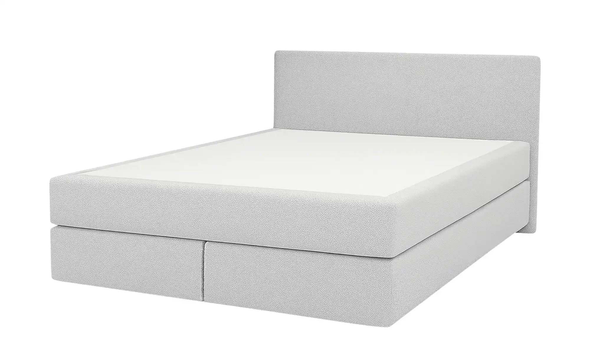 Boxspringbett 180x200 in hellgrau Elin ¦ grau ¦ Maße (cm): B: 180 H: 105 Be günstig online kaufen