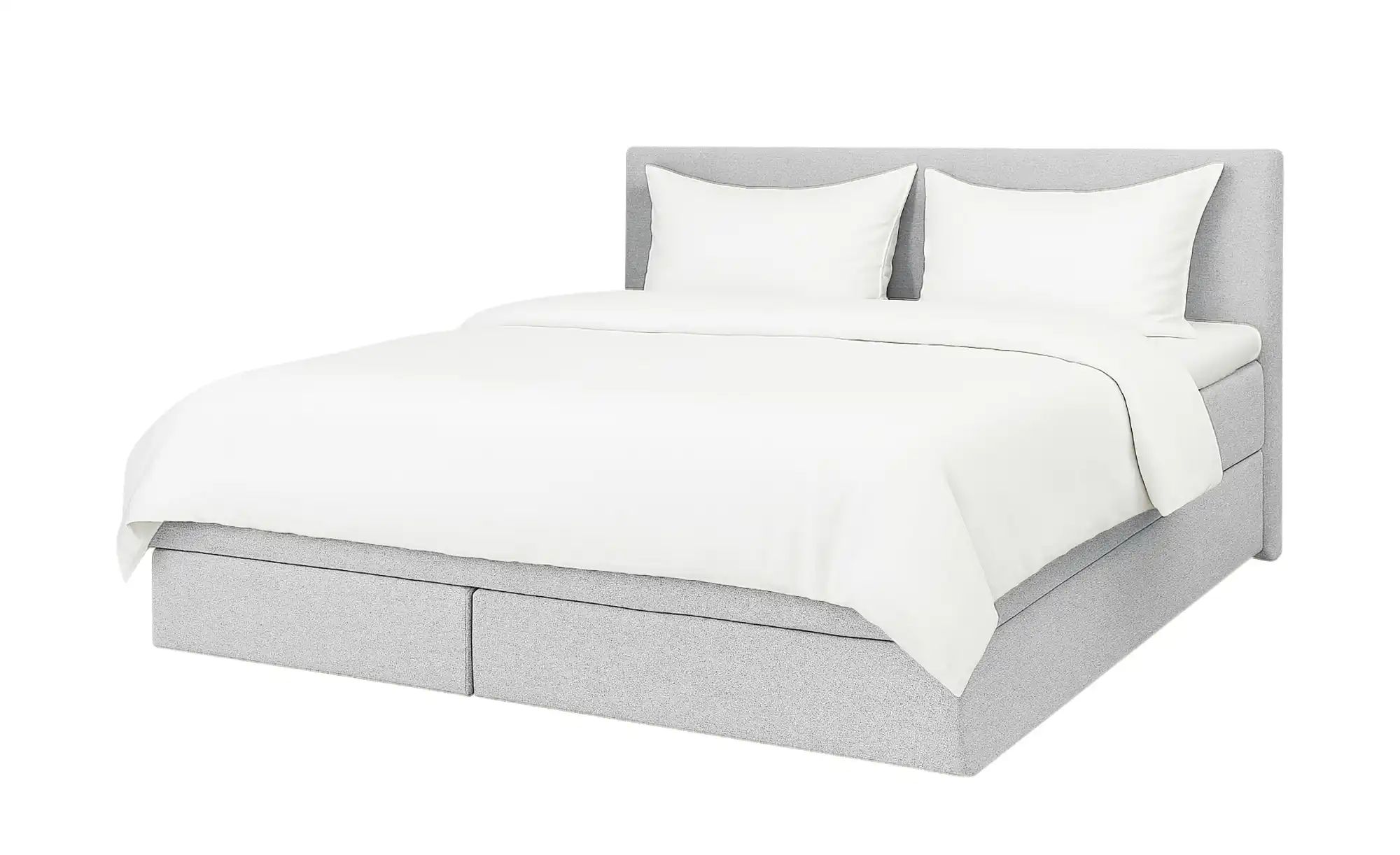Boxspringbett  Elin ¦ grau ¦ Maße (cm): B: 180 H: 105 Betten > Boxspringbet günstig online kaufen