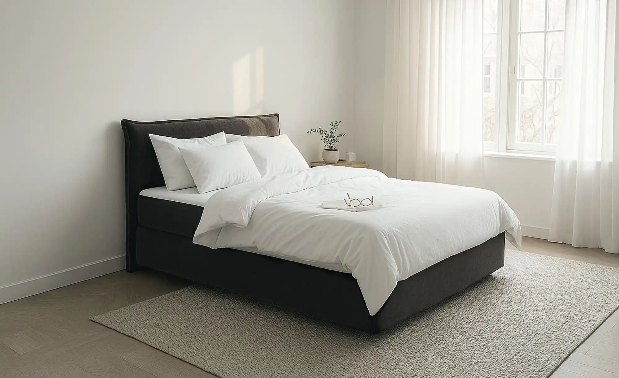 Thumbnail - Boxspringbett  Lunor ¦ Maße (cm): B: 120 H: 105 Betten > Boxspringbetten - Höffner