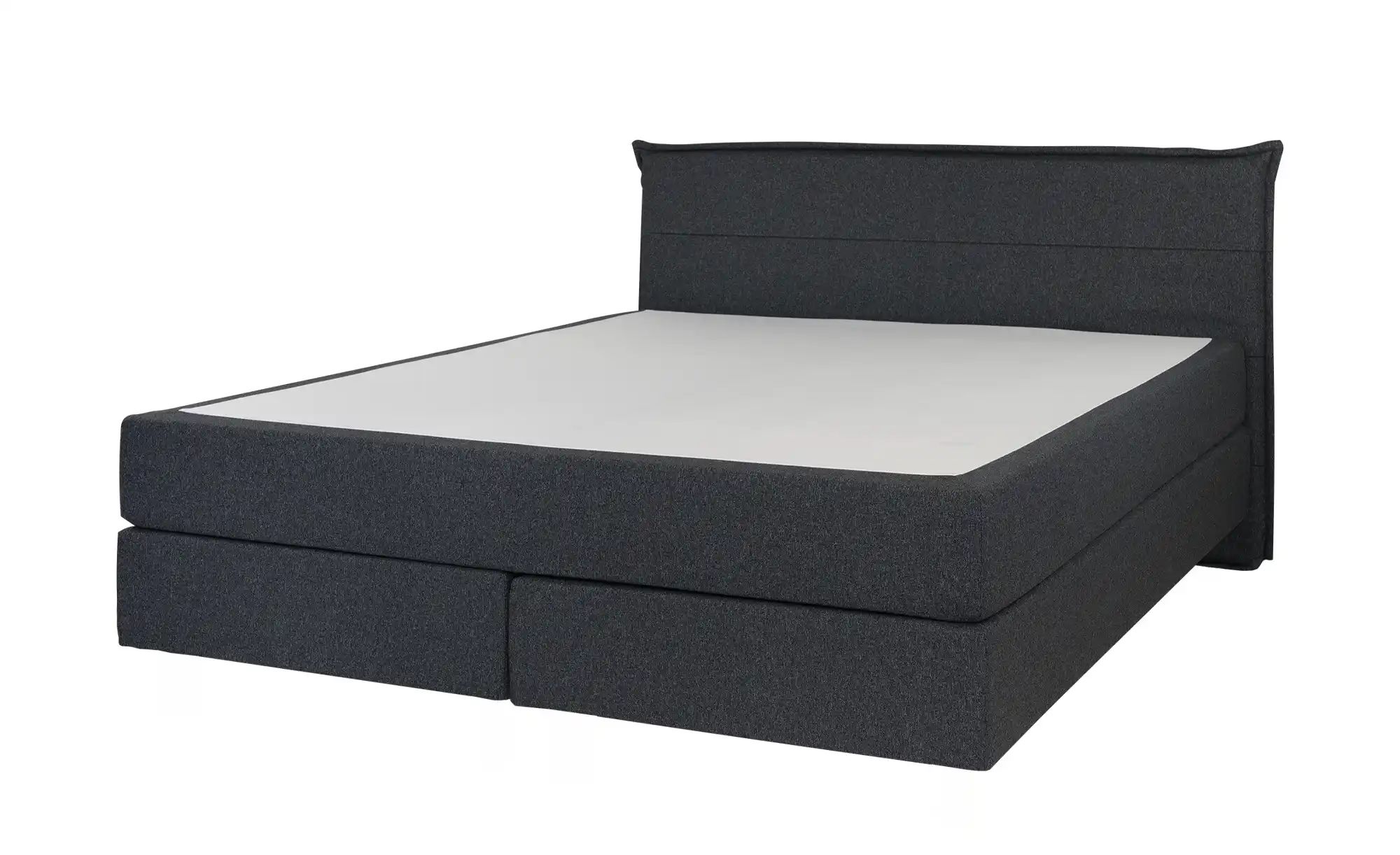Boxspringbett 180x200 in dunkelgrau Lunor ¦ Maße (cm): B: 180 H: 105 Betten günstig online kaufen