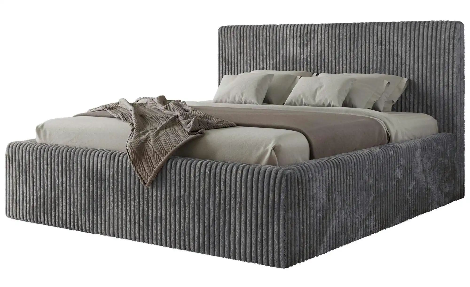 Polsterbett mit Bettkasten Tiliano Classic ¦ grau ¦ Maße (cm): B: 196 H: 10 günstig online kaufen