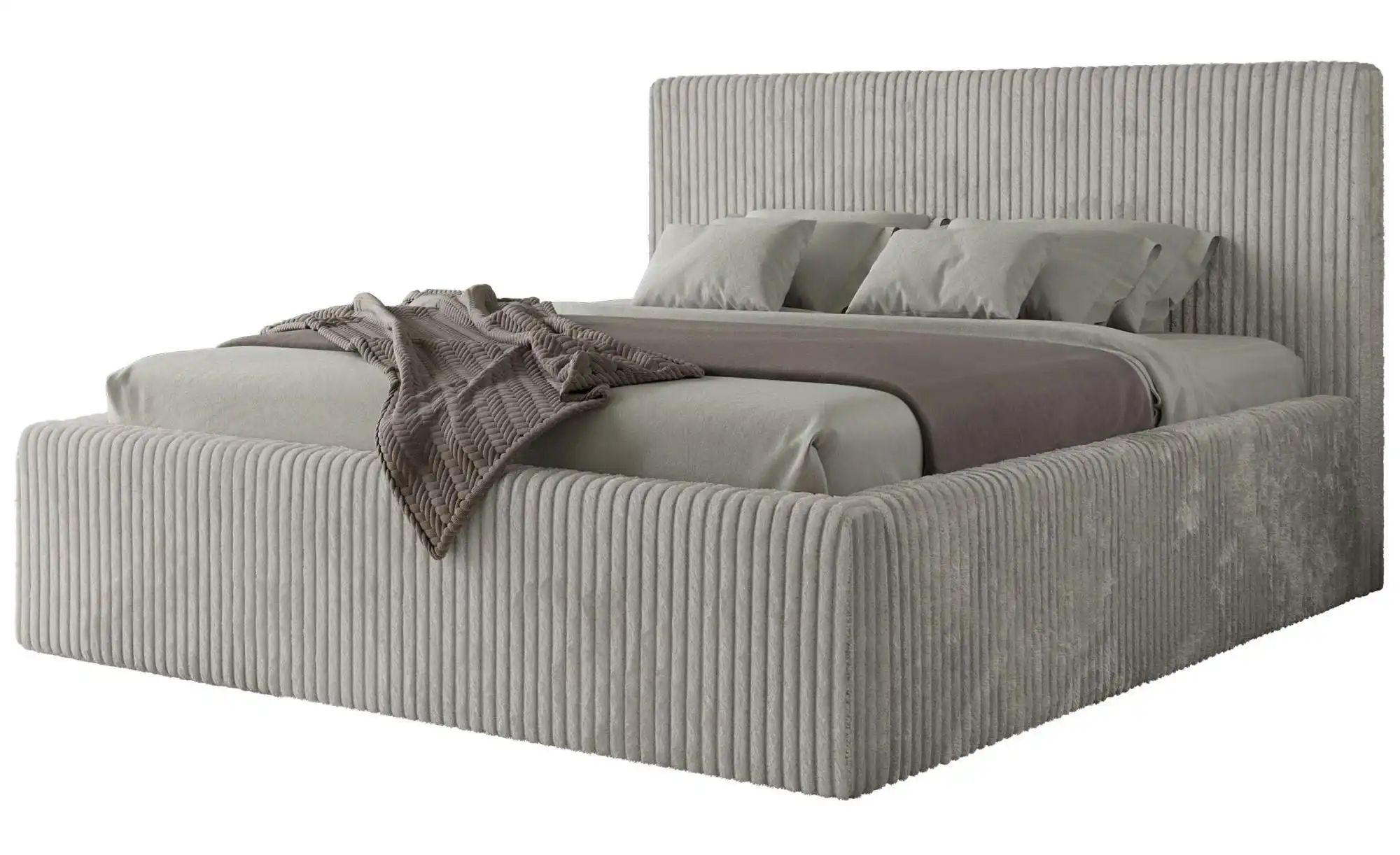 Polsterbett mit Bettkasten Tiliano Classic ¦ grau ¦ Maße (cm): B: 176 H: 10 günstig online kaufen