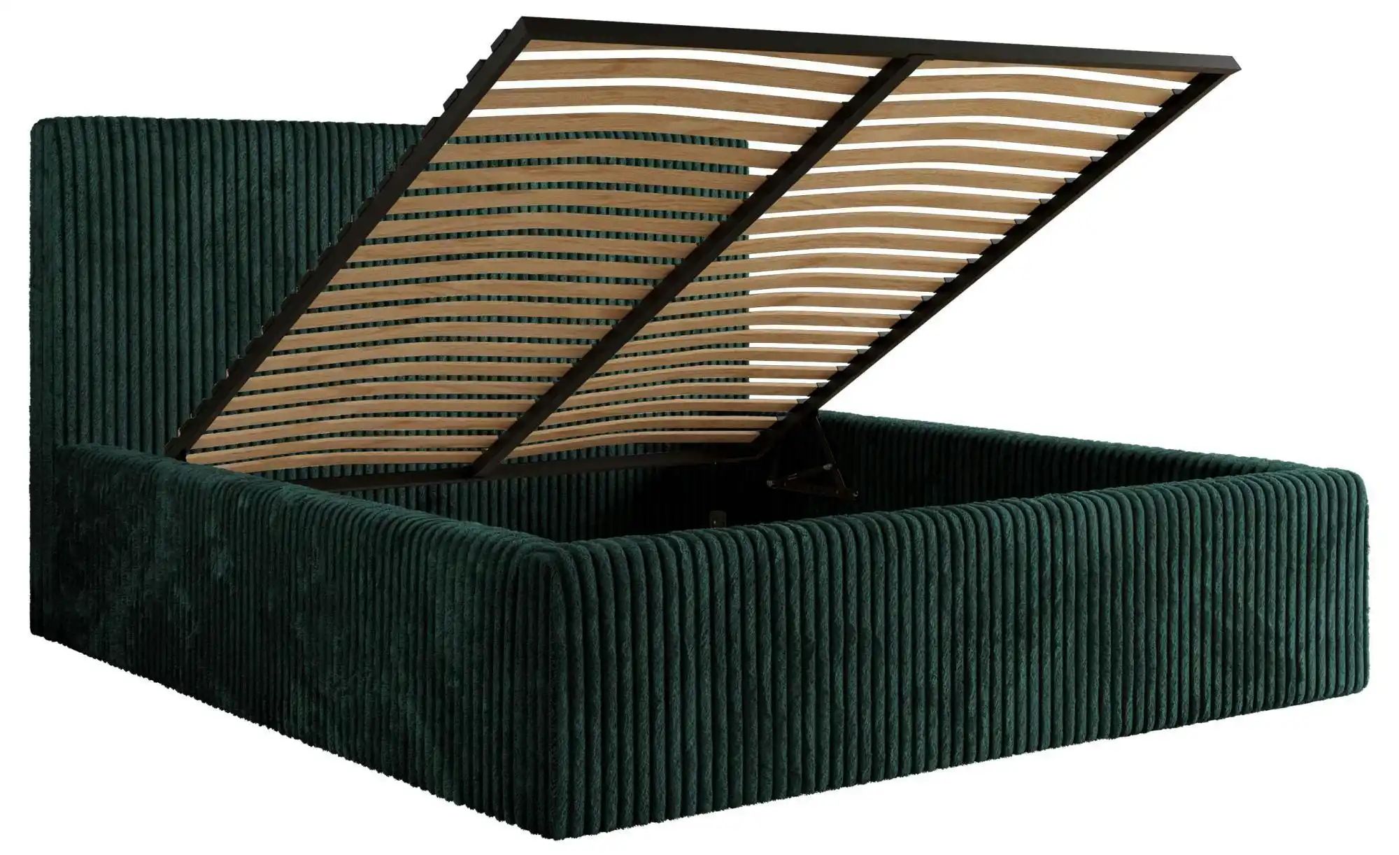 Thumbnail - Polsterbett mit Bettkasten Tiliano Classic ¦ grün ¦ Maße (cm): B: 216 H: 108 Betten > Polsterbetten - Höffner