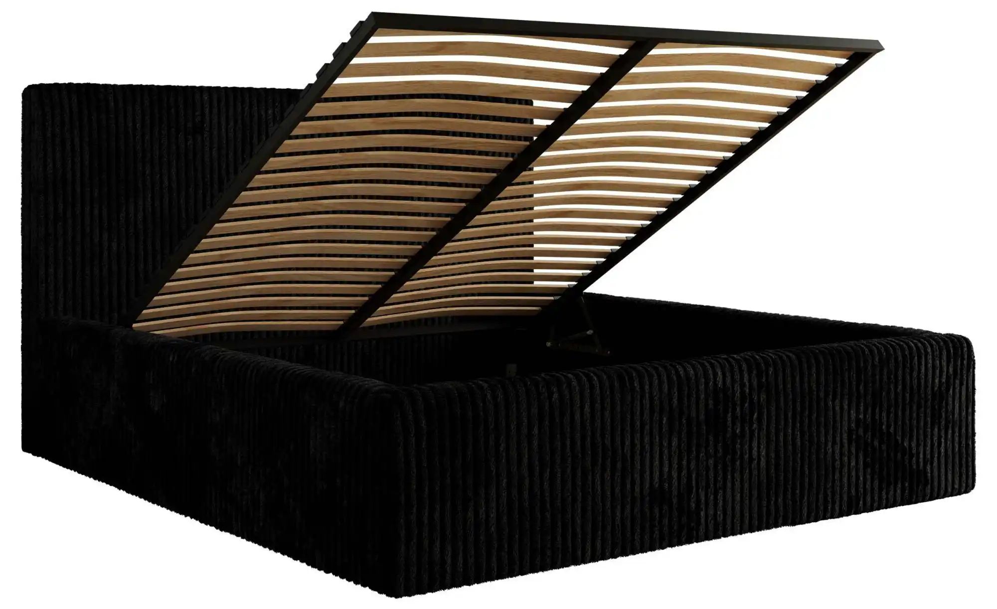 Polsterbett mit Bettkasten Tiliano Classic ¦ schwarz ¦ Maße (cm): B: 196 H: günstig online kaufen