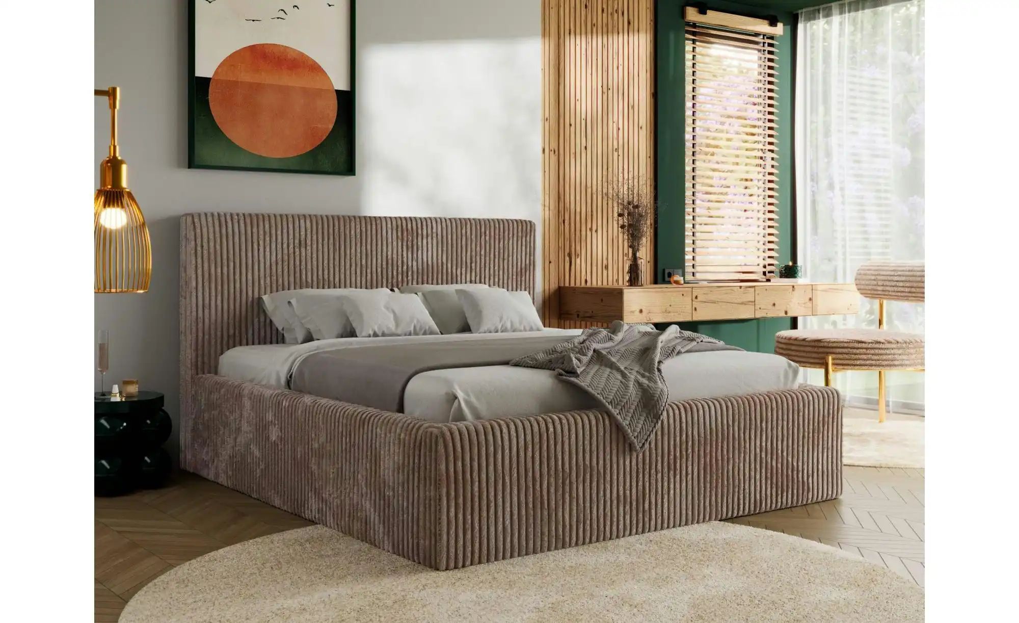 Polsterbett mit Bettkasten Tiliano Classic ¦ braun ¦ Maße (cm): B: 176 H: 1 günstig online kaufen