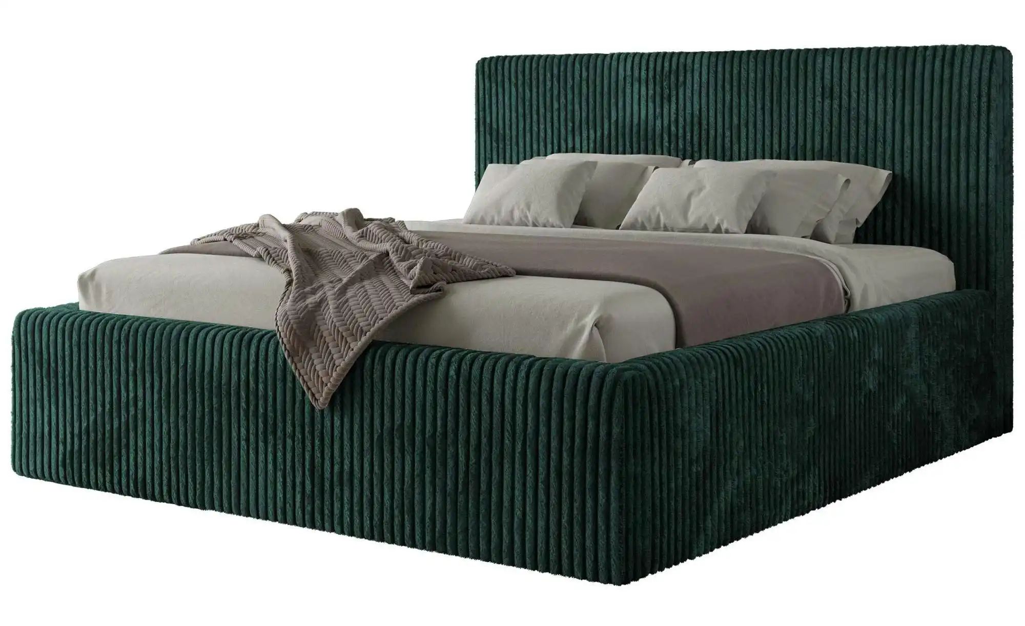 Polsterbett mit Bettkasten Tiliano Classic ¦ grün ¦ Maße (cm): B: 176 H: 10 günstig online kaufen