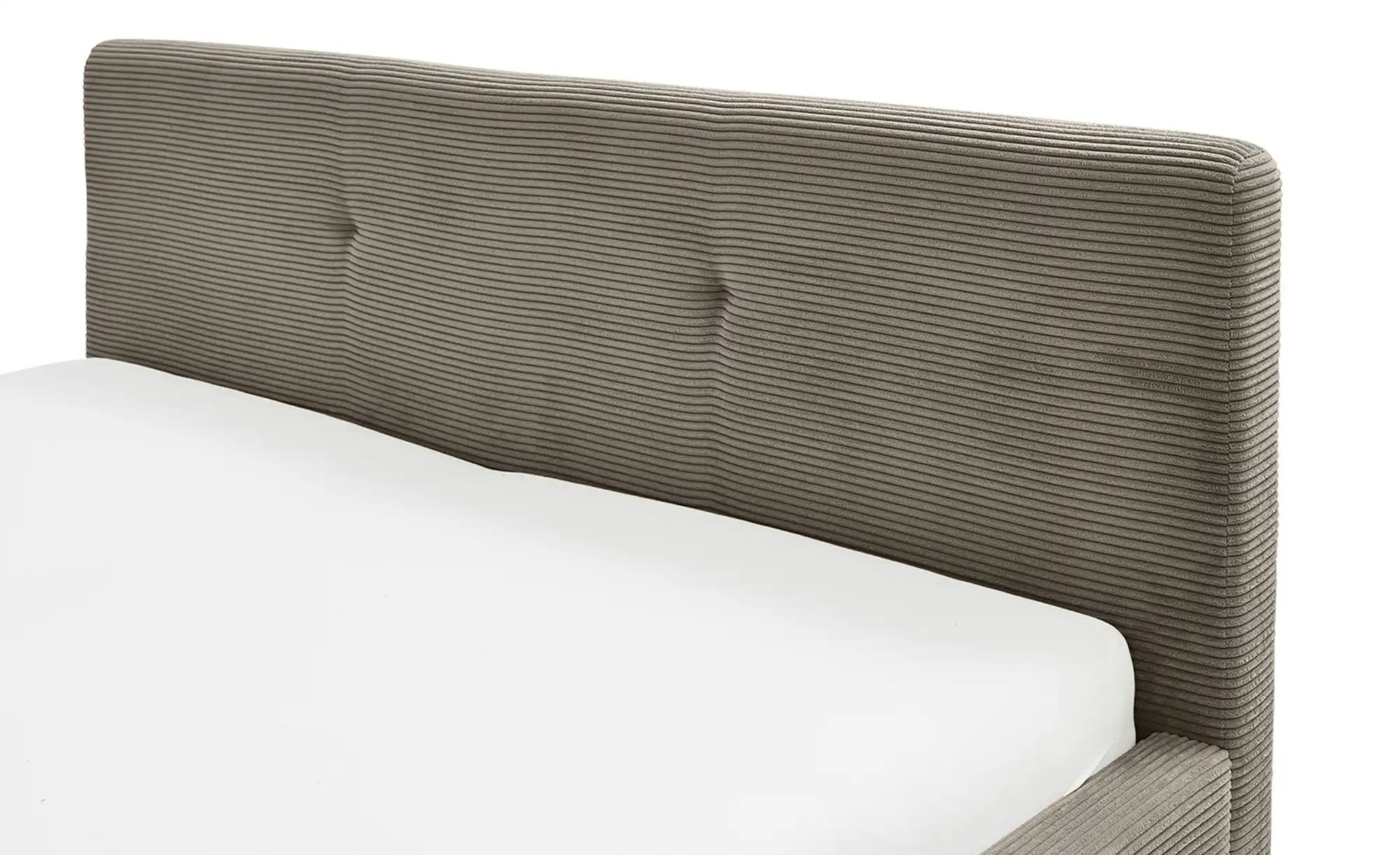 Musterring Polsterbett mit Bettkasten Delphi Cord ¦ grau ¦ Maße (cm): B: 19 günstig online kaufen