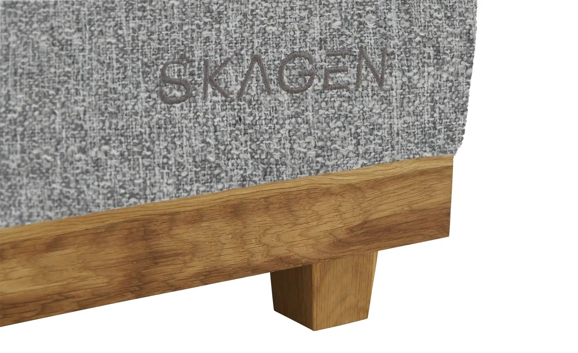SKAGEN STUDIO Boxspringbett  Sild ¦ grau ¦ Maße (cm): B: 184 H: 124 Betten günstig online kaufen