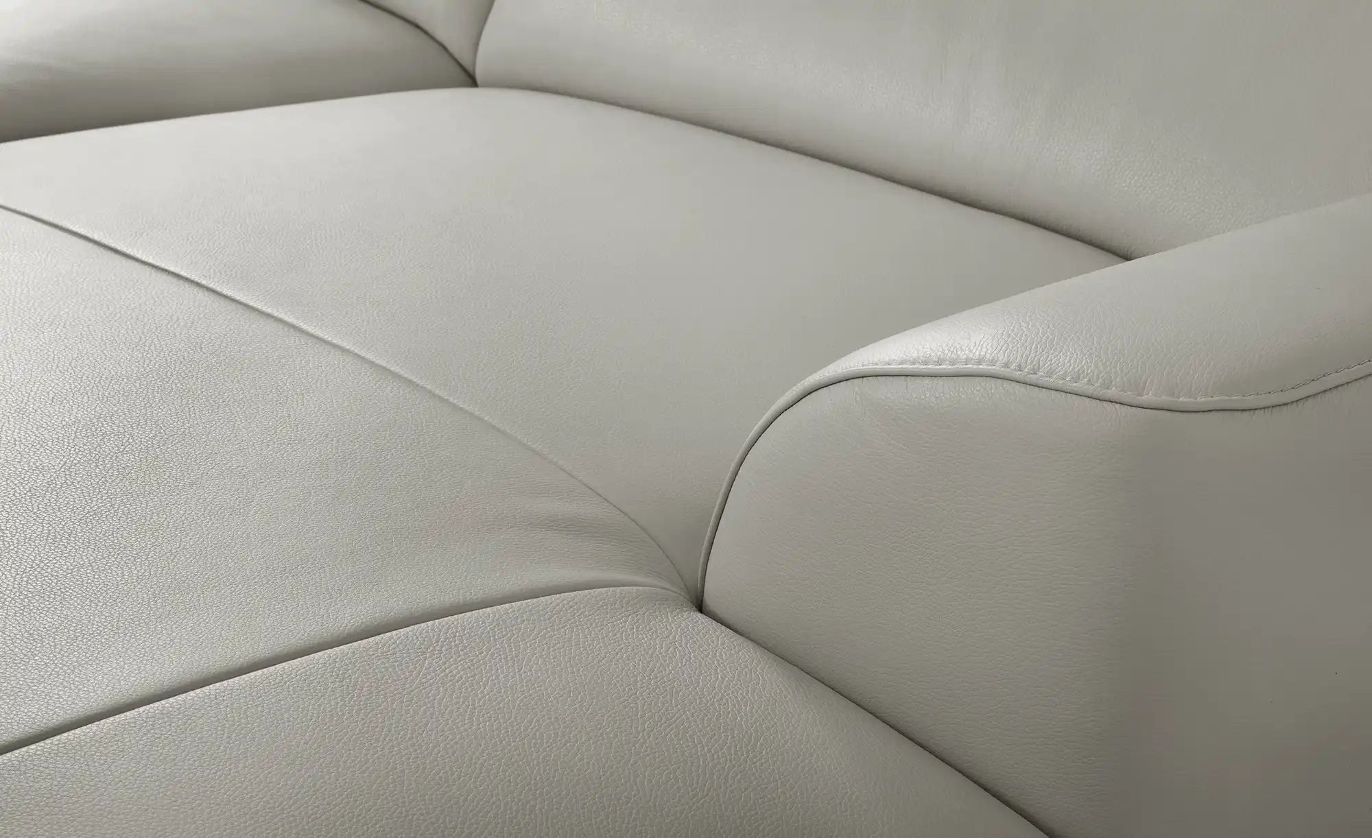 Thumbnail - Ravensberger Werkstätten Ecksofa Atlanta ¦ grau ¦ Maße (cm): B: 283 H: 92 T: 173.0 Polstermöbel > Sofas > Ecksofas - Hö...