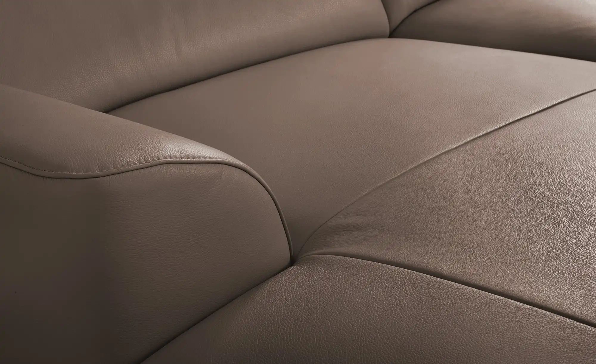 Ravensberger Werkstätten Ecksofa  Atlanta ¦ braun ¦ Maße (cm): B: 283 H: 92 günstig online kaufen