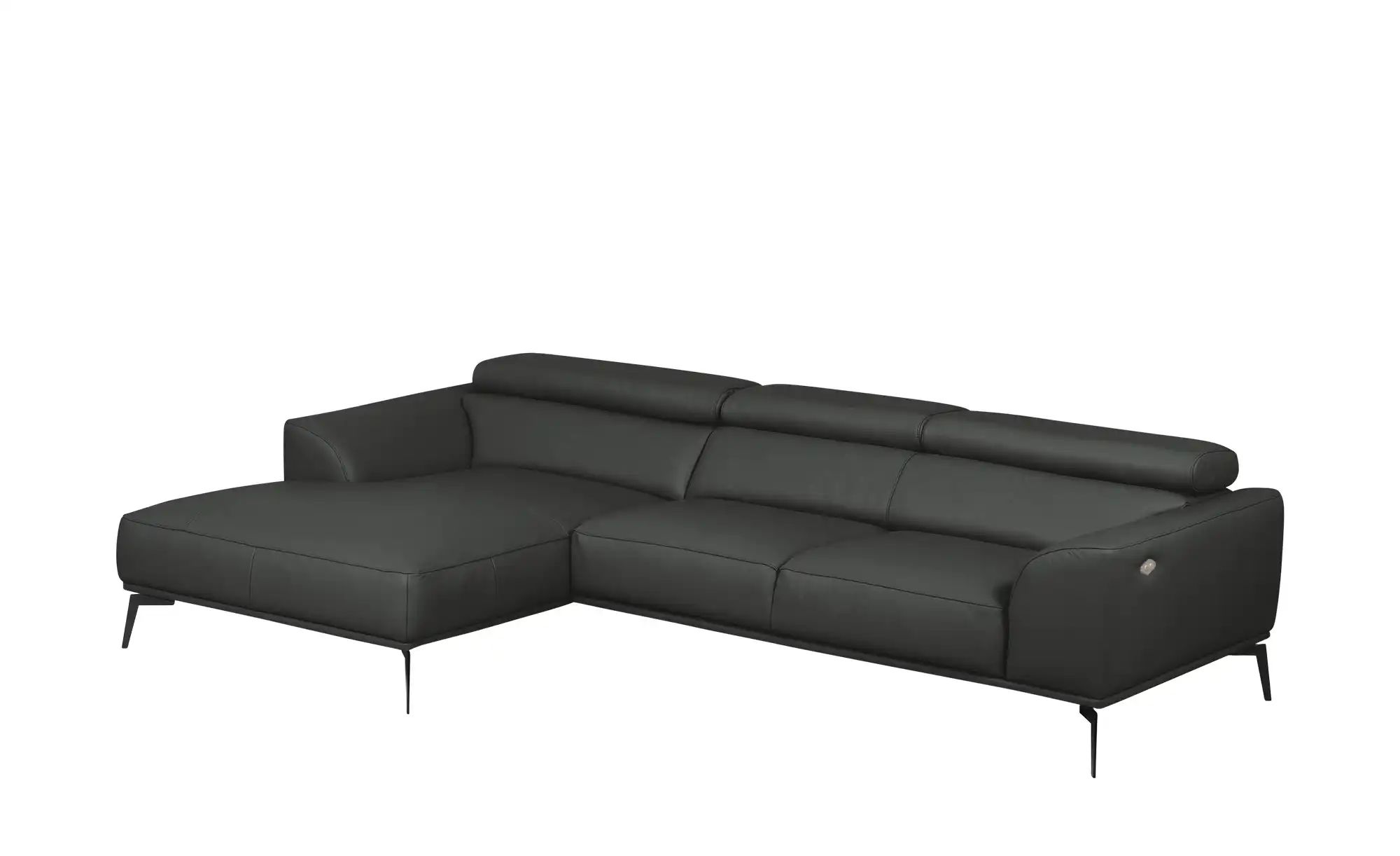 Ravensberger Werkstätten Ecksofa  Atlanta ¦ schwarz ¦ Maße (cm): B: 283 H: günstig online kaufen