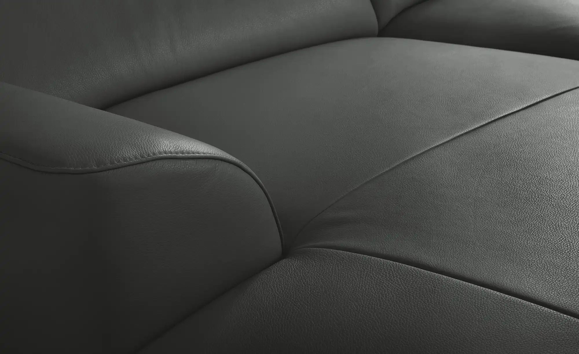 Thumbnail - Ravensberger Werkstätten Ecksofa Atlanta ¦ schwarz ¦ Maße (cm): B: 283 H: 92 T: 173.0 Polstermöbel > Sofas > Ecksofas -...