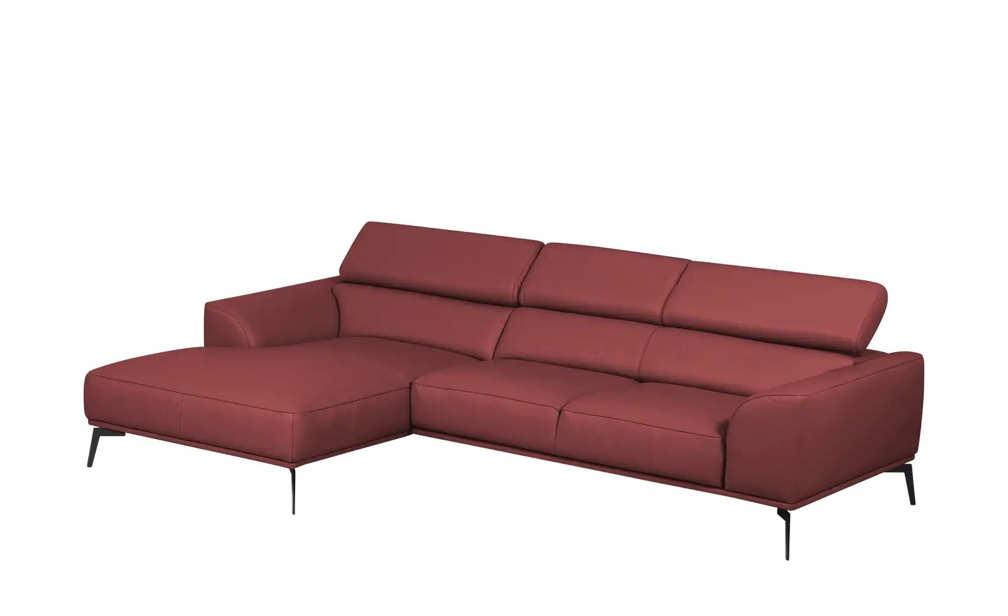 Ravensberger Werkstätten Ecksofa  Atlanta ¦ rot ¦ Maße (cm): B: 283 H: 92 T günstig online kaufen