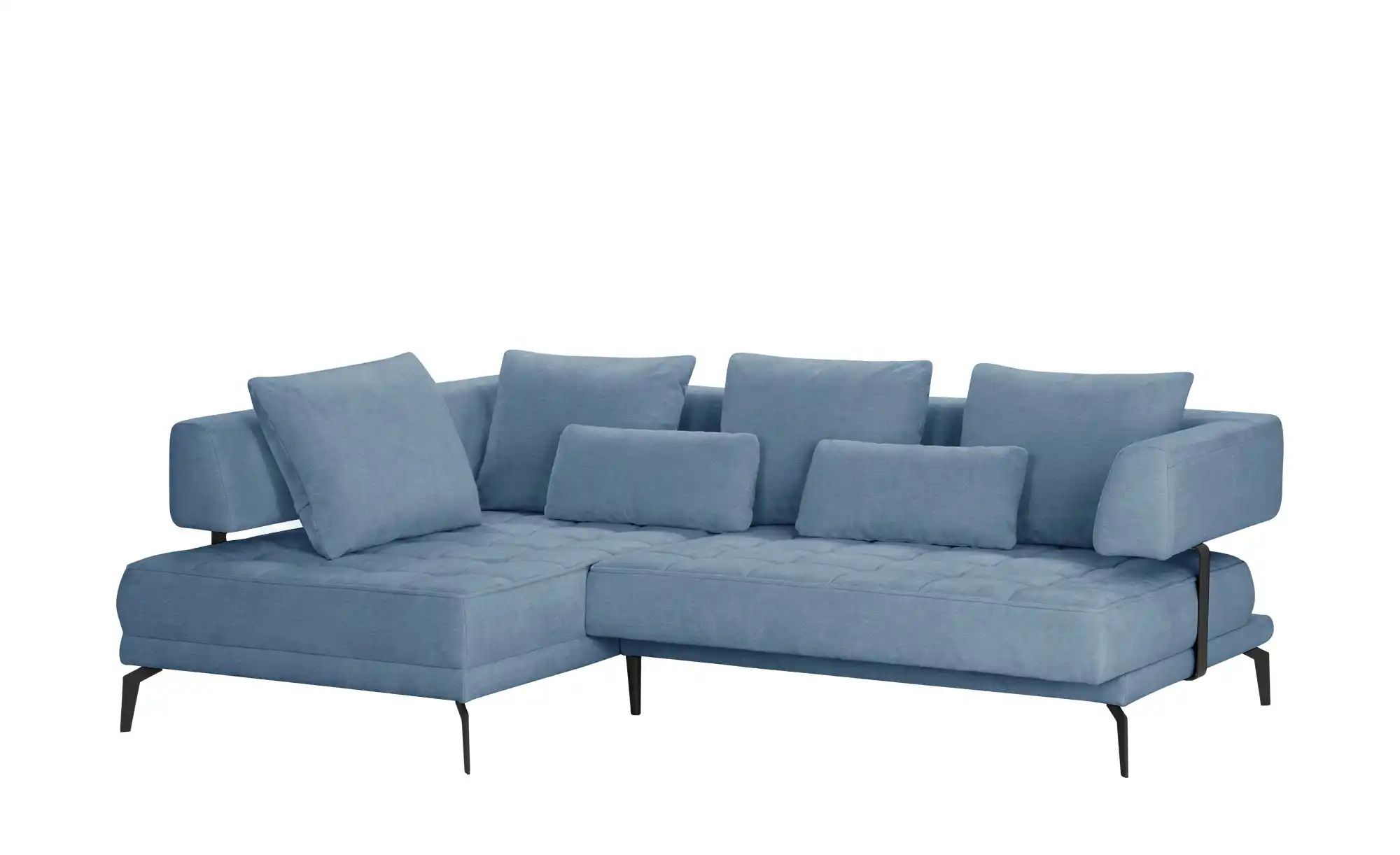 switch Ecksofa  Giotto ¦ blau ¦ Maße (cm): B: 242 H: 85 T: 176 Polstermöbel günstig online kaufen