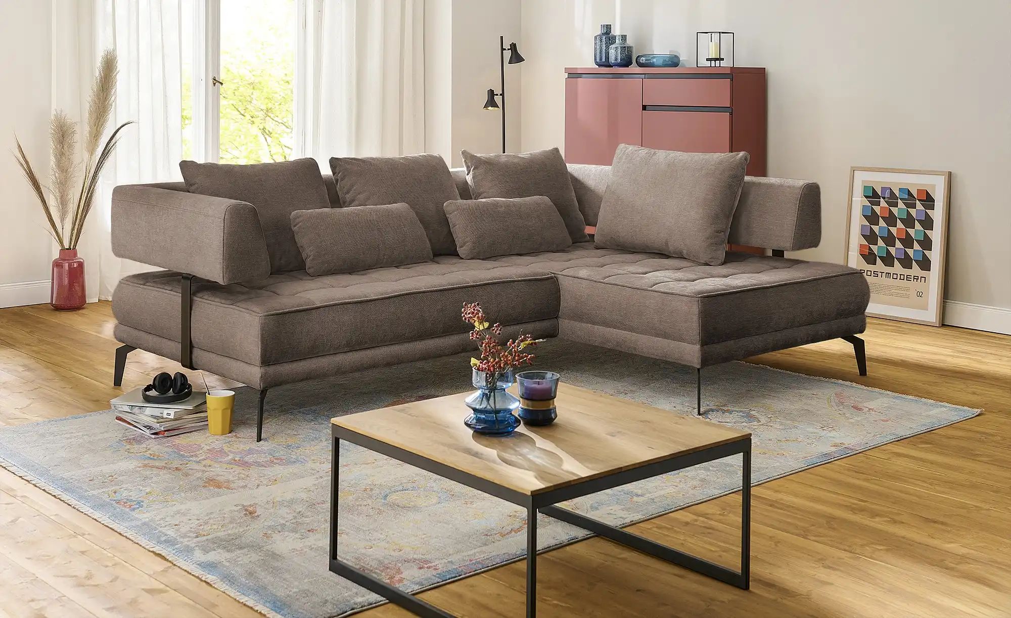 Thumbnail - switch Ecksofa Giotto ¦ braun ¦ Maße (cm): B: 242 H: 85 T: 176.0 Polstermöbel > Sofas > Ecksofas - Höffner