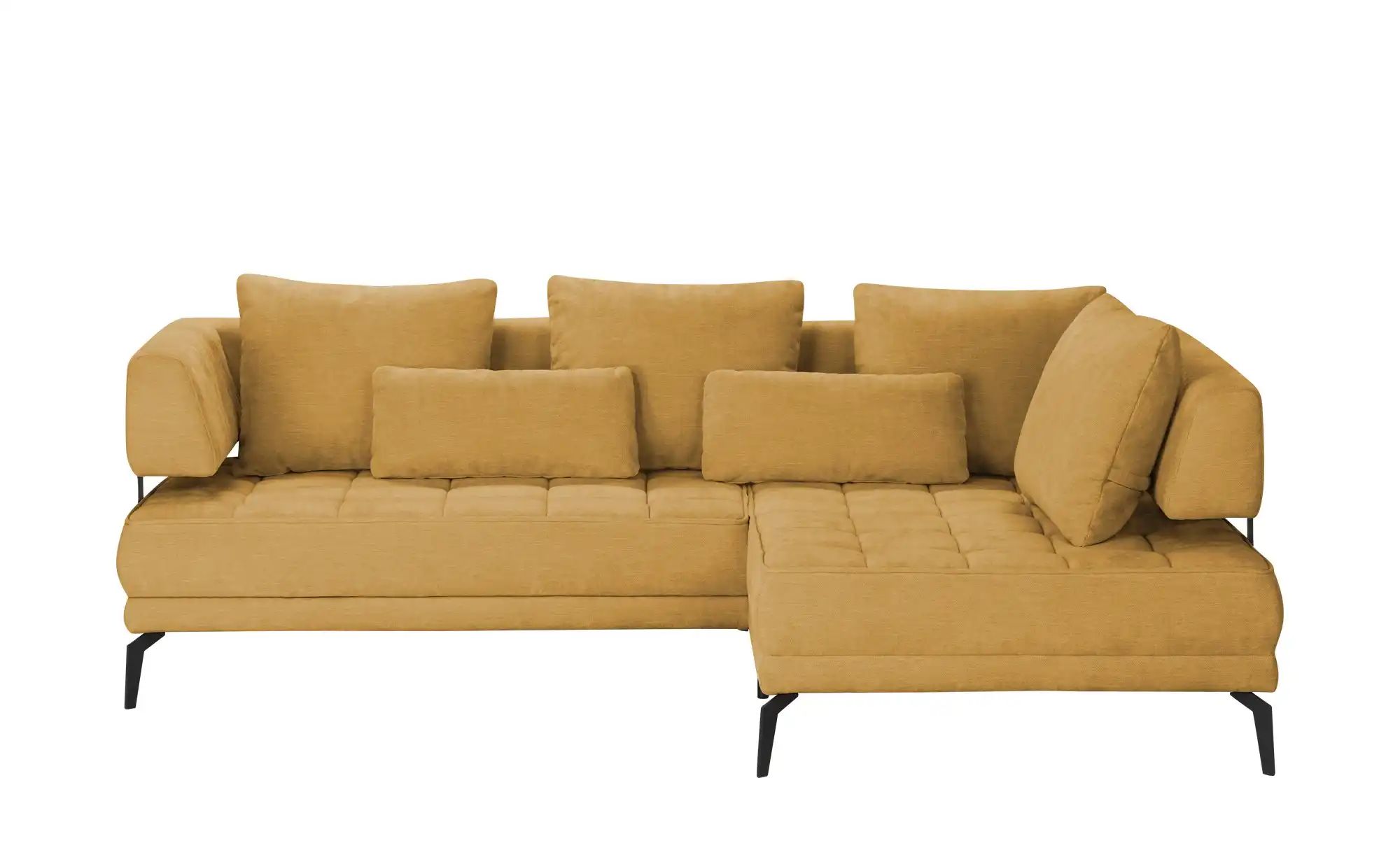 switch Ecksofa  Giotto ¦ gelb ¦ Maße (cm): B: 242 H: 85 T: 176 Polstermöbel günstig online kaufen