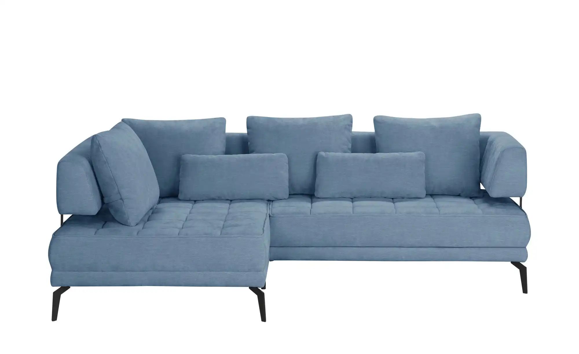 switch Ecksofa  Giotto ¦ blau ¦ Maße (cm): B: 242 H: 85 T: 176 Polstermöbel günstig online kaufen