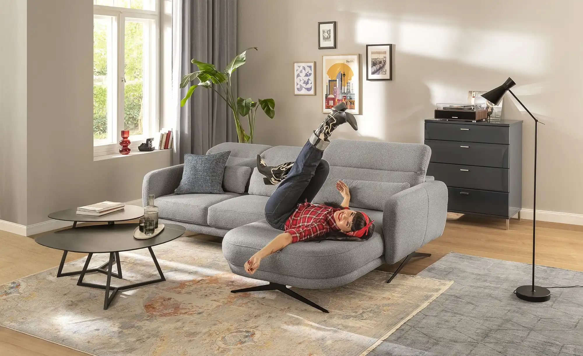 switch Ecksofa  Barillo ¦ grau ¦ Maße (cm): B: 261 H: 97 T: 170 Polstermöbe günstig online kaufen