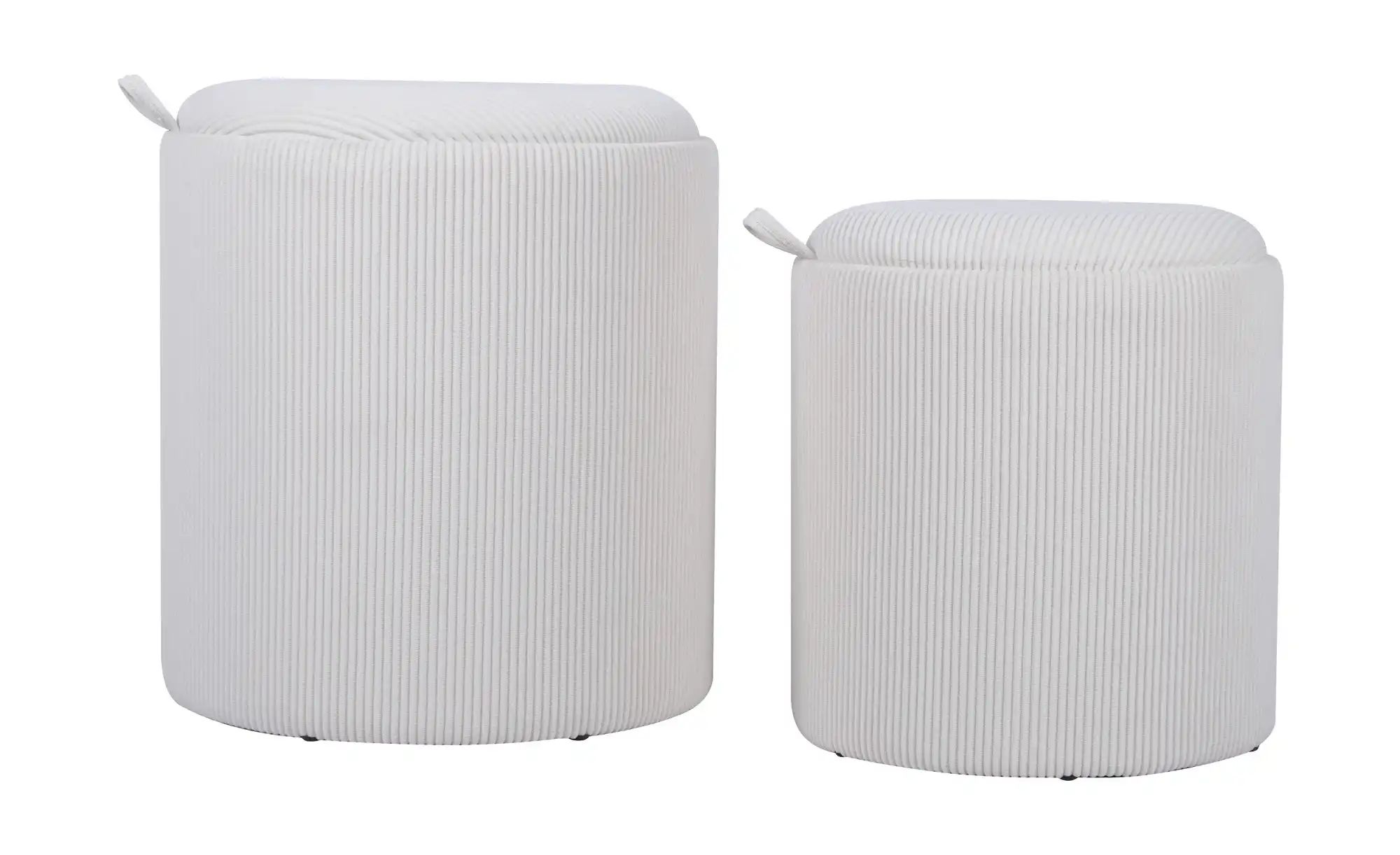 Thumbnail - Hocker-Set  Villia ¦ Maße (cm): H: 44  Ø: 39 Polstermöbel > Hocker - Höffner