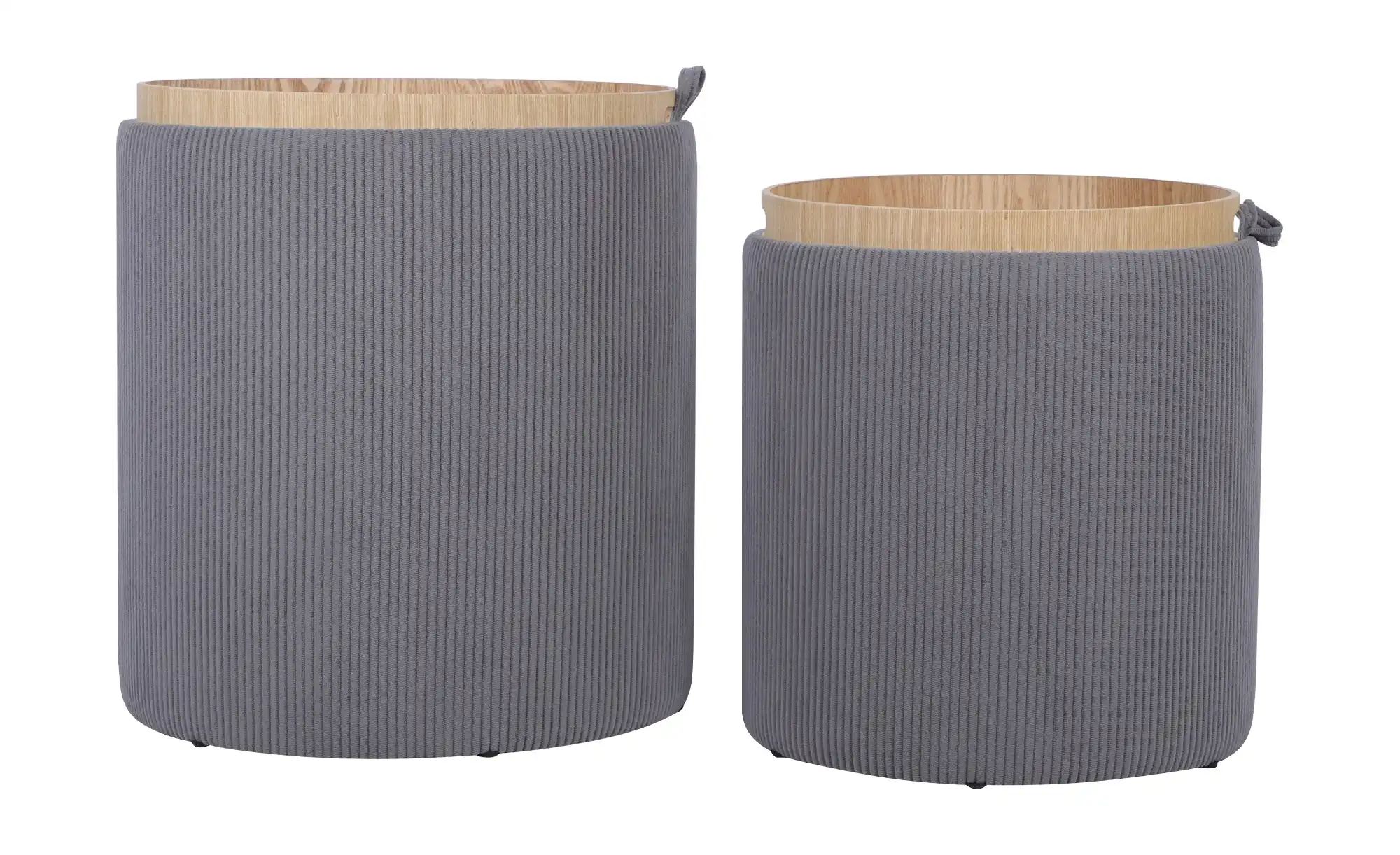 Thumbnail - Hocker-Set  Villia ¦ Maße (cm): H: 44  Ø: 39 Polstermöbel > Hocker - Höffner