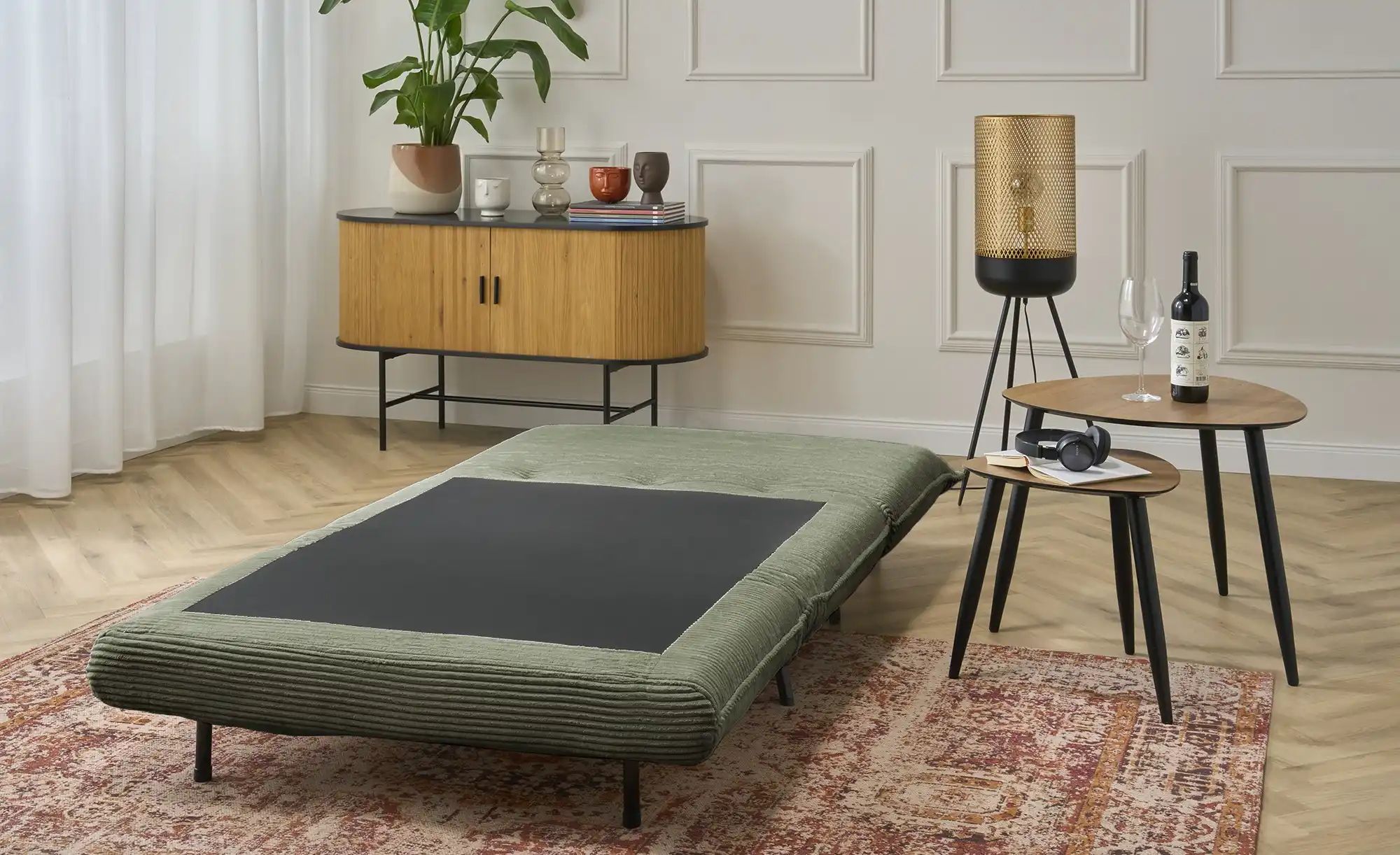 Thumbnail - Schlafsessel Avilena ¦ grün ¦ Maße (cm): B: 107 H: 84 T: 91.0 Polstermöbel > Sessel > Schlafsessel - Höffner