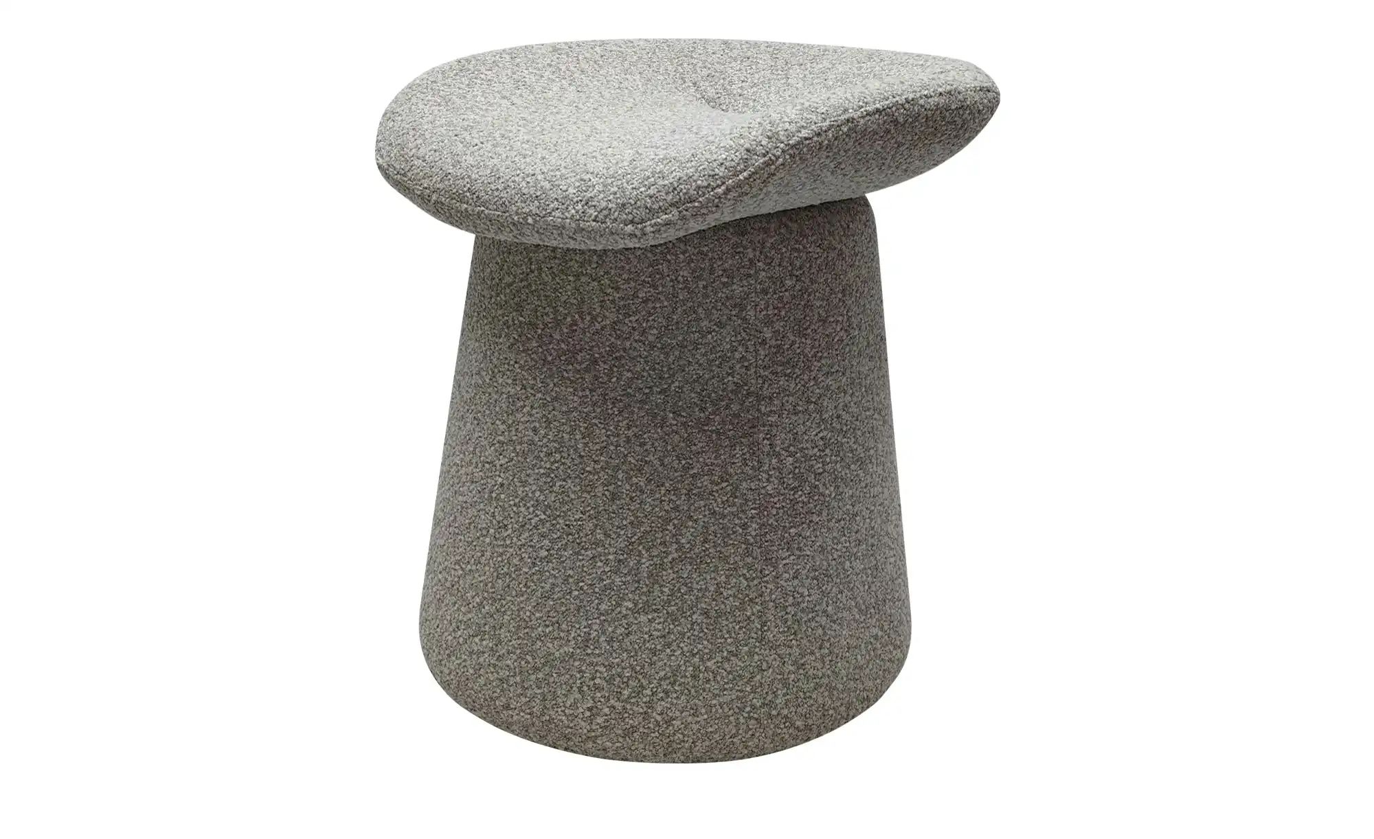 Hocker  Sahania ¦ grau ¦ Maße (cm): B: 49 H: 45 T: 46.0 Polstermöbel > Hock günstig online kaufen