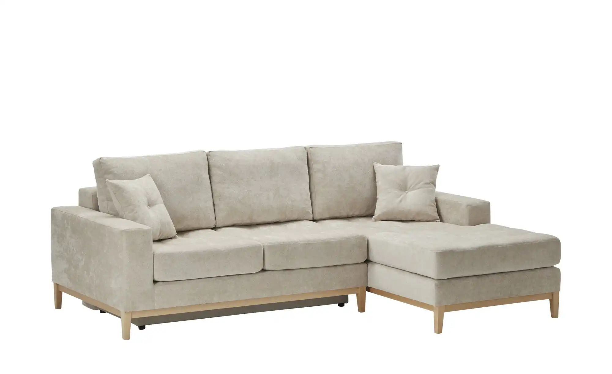 smart Ecksofa  Vivien ¦ beige ¦ Maße (cm): H: 90 Polstermöbel > Sofas > Eck günstig online kaufen