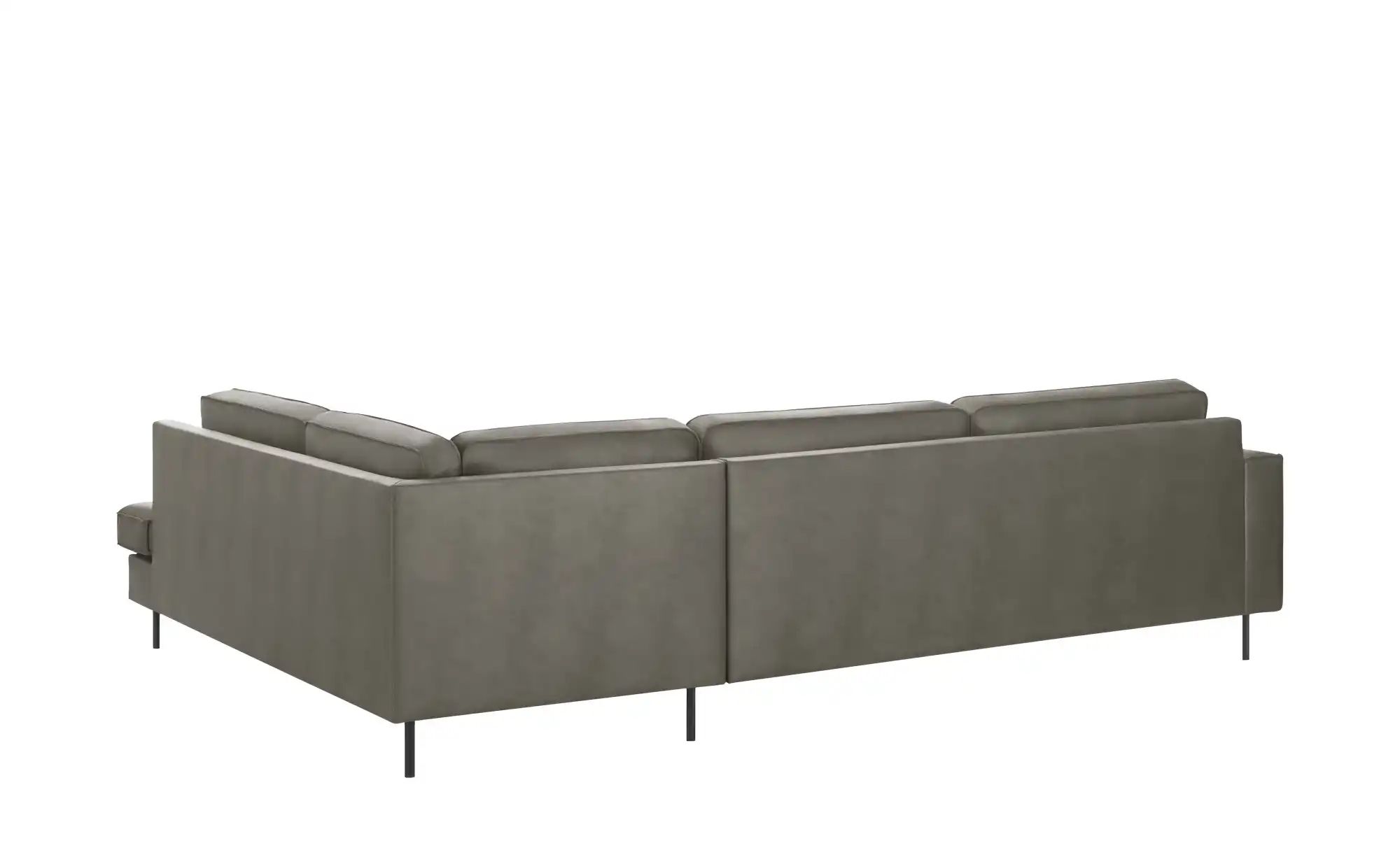Thumbnail - SOHO Ecksofa aus recyceltem Leder Skaisa ¦ grau ¦ Maße (cm): B: 296 H: 85 T: 217.0 Polstermöbel > Sofas > 3-Sitzer - Höf...