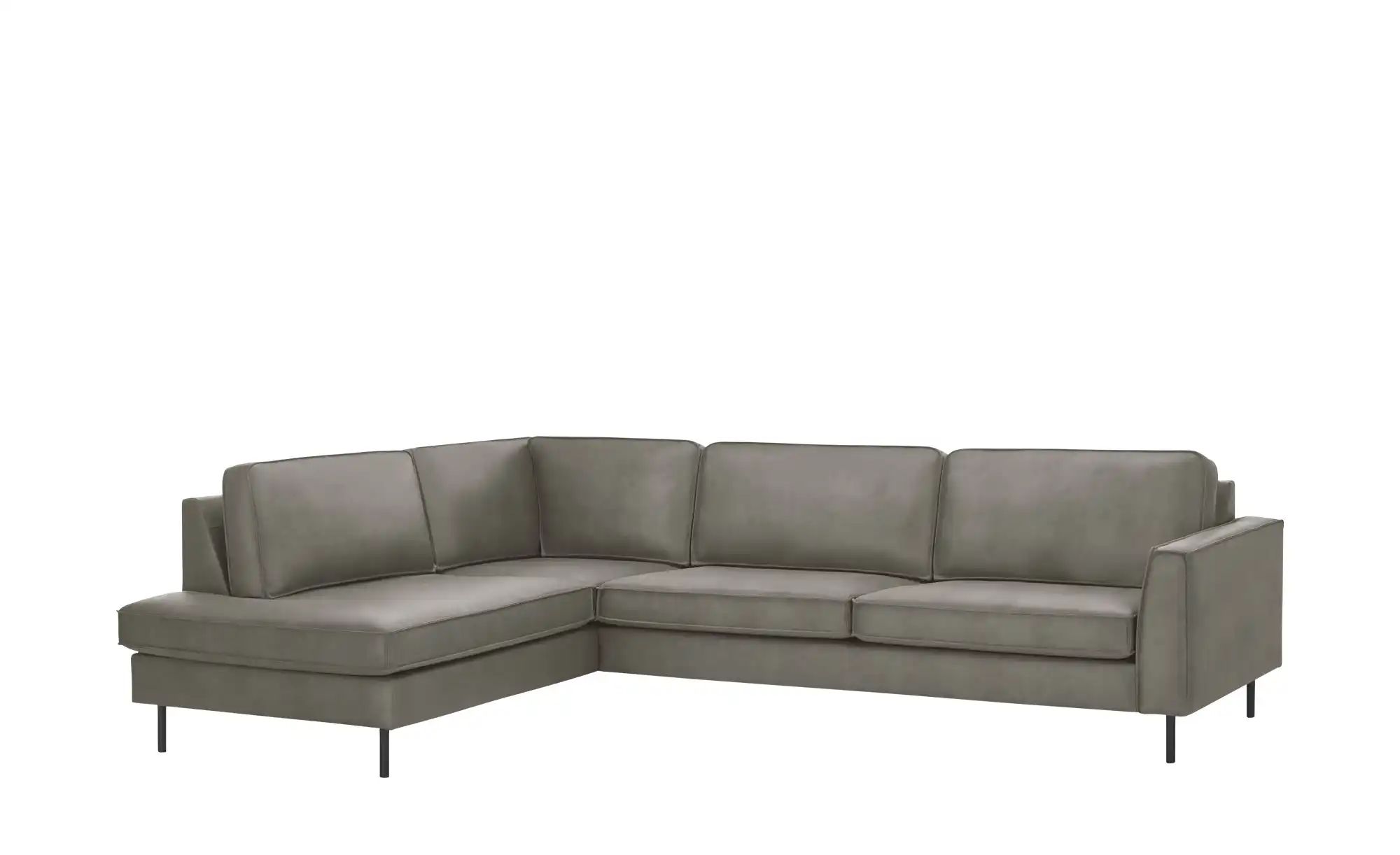 Thumbnail - SOHO Ecksofa aus recyceltem Leder Skaisa ¦ grau ¦ Maße (cm): B: 296 H: 85 T: 217.0 Polstermöbel > Sofas > 3-Sitzer - Höf...