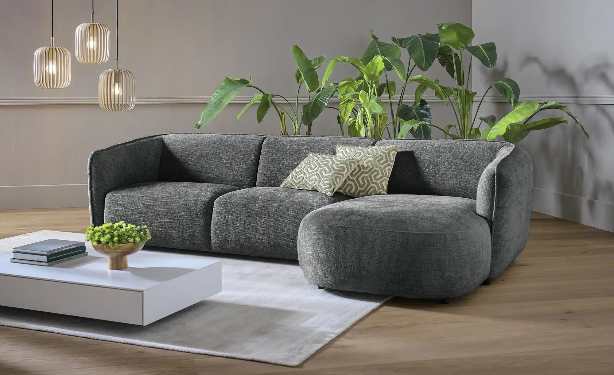 Thumbnail - SOHO Ecksofa Loures ¦ grau ¦ Maße (cm): B: 280 H: 73 T: 152.0 Polstermöbel > Sofas > Ecksofas - Höffner
