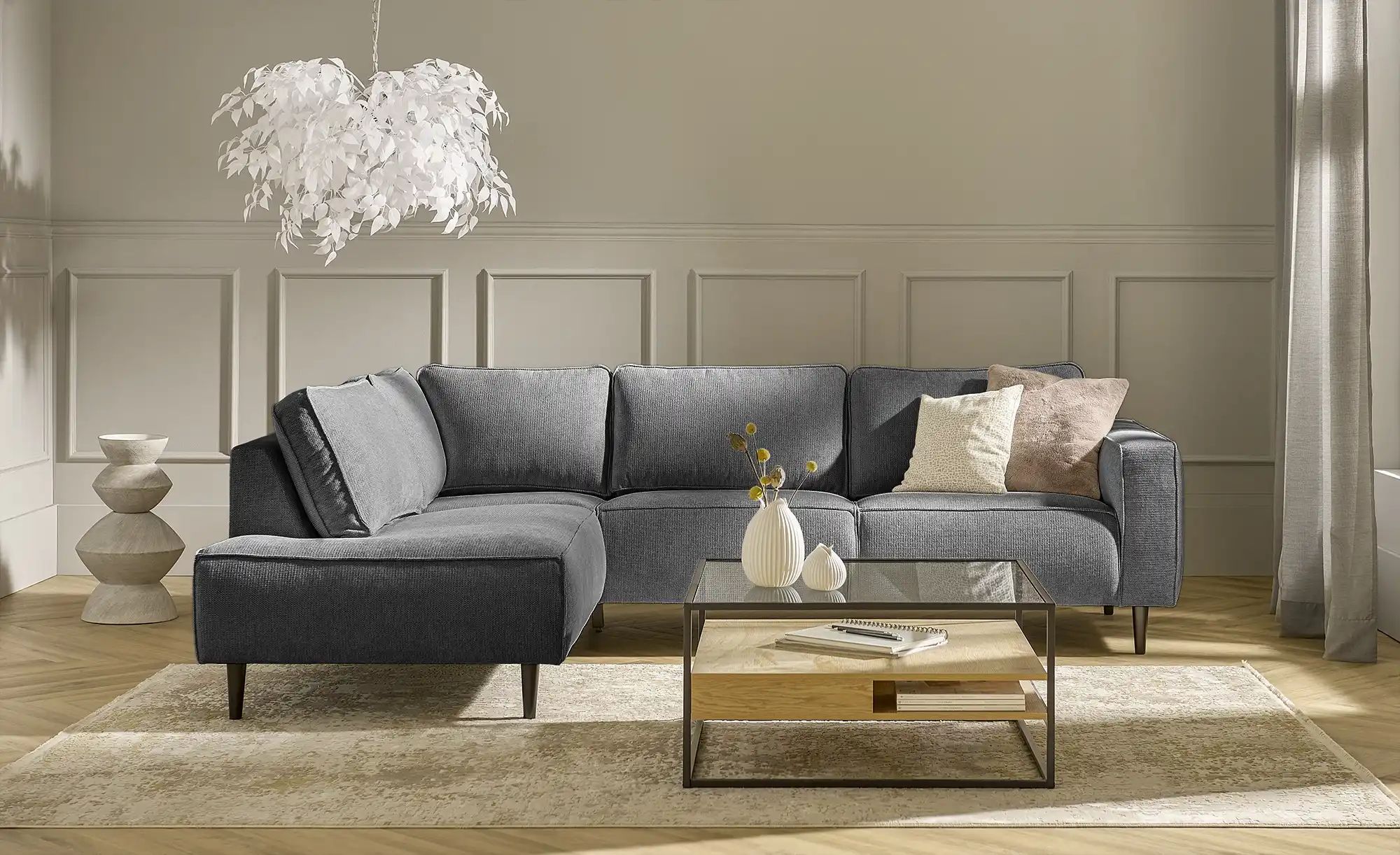 Thumbnail - SOHO Ecksofa Jesska ¦ grau ¦ Maße (cm): B: 260 H: 83 T: 200.0 Polstermöbel > Sofas > Ecksofas - Höffner