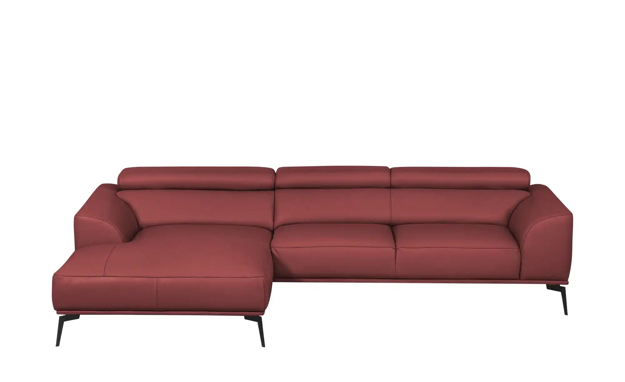 Ravensberger Werkstätten Ecksofa  Atlanta ¦ rot ¦ Maße (cm): B: 283 H: 92 T günstig online kaufen